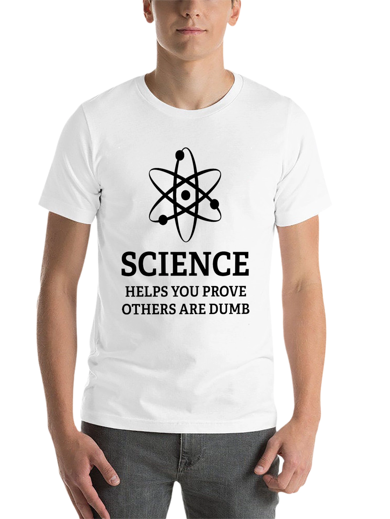 Black Science Humor T-Shirt - Prove Others Wrong! view 14