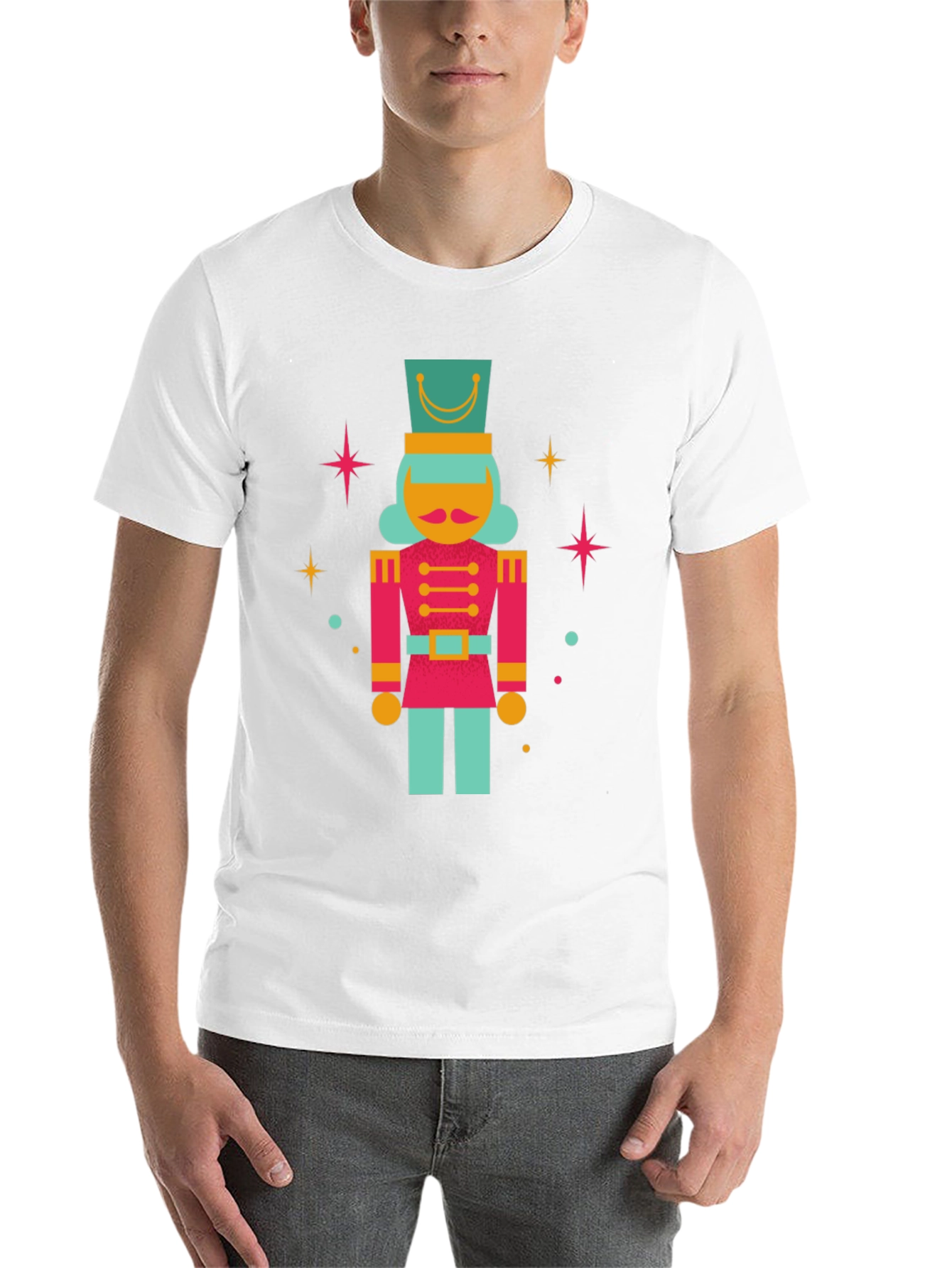 Black Retro Nutcracker T-Shirt - Holiday Style view 14