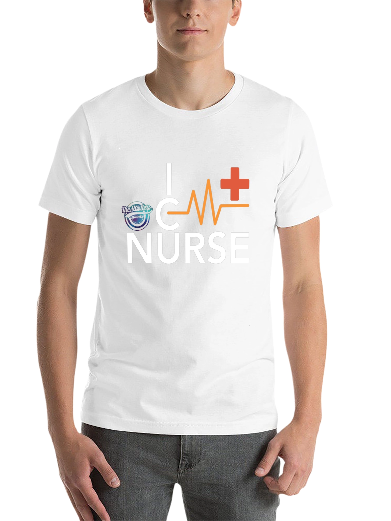 Black I Heart Nurse Black T-Shirt view 14