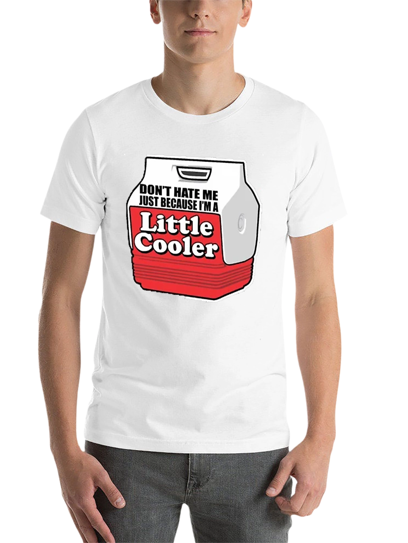 Black Little Cooler Graphic Tee - Funny Novelty Shirt view 14