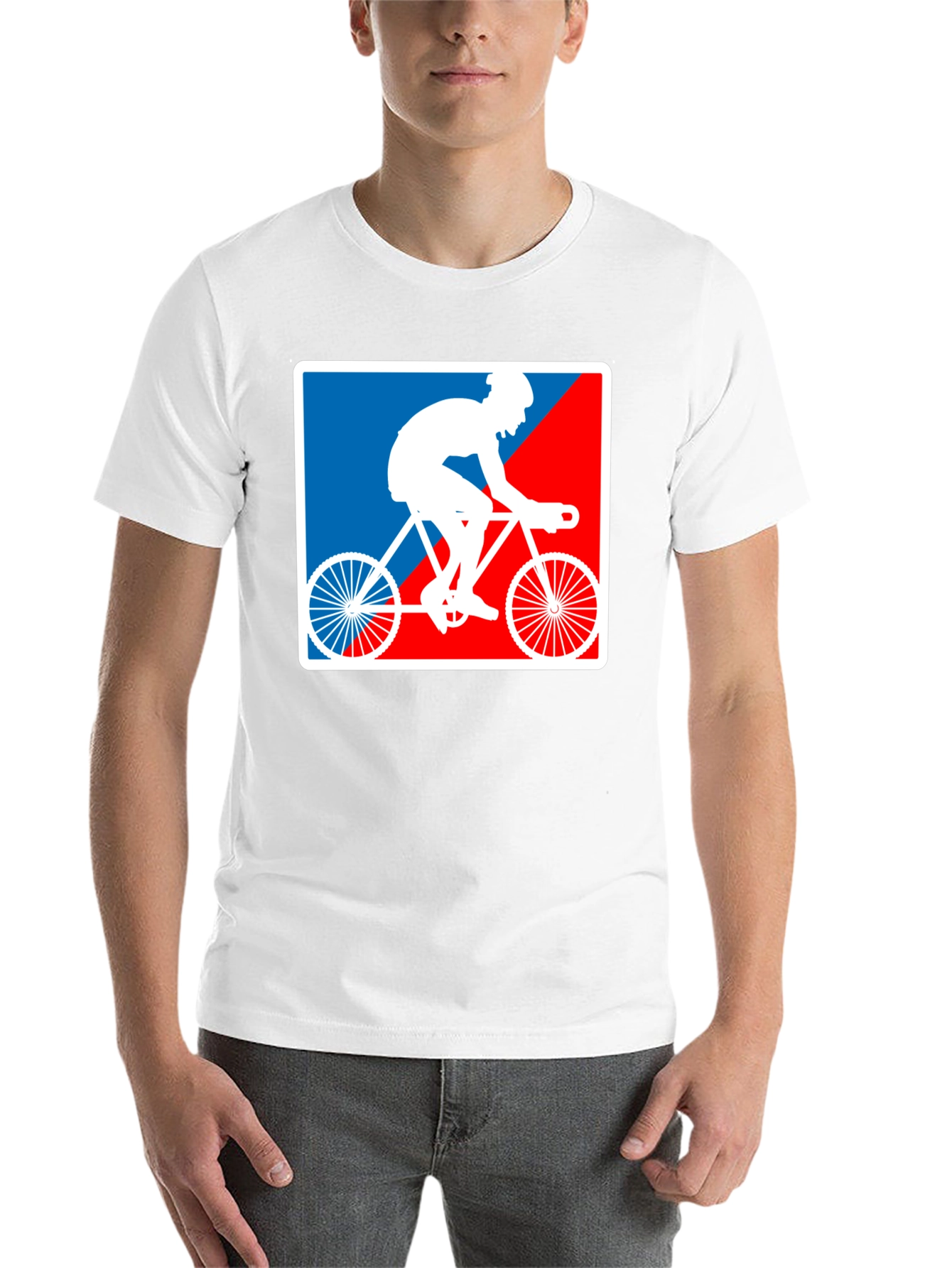 Black Cyclist Graphic T-Shirt - Sporty Style view 14