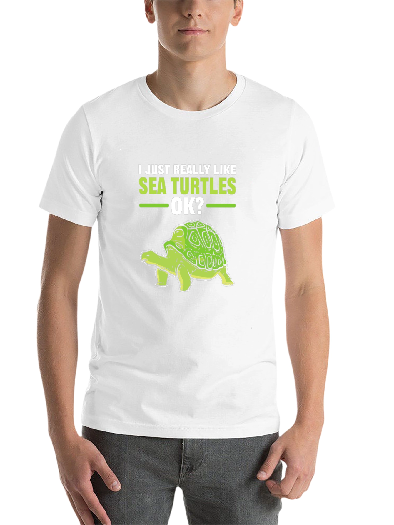 Sea Turtle Lover T-Shirt - Just Really Like Sea Turtles OK? - 14