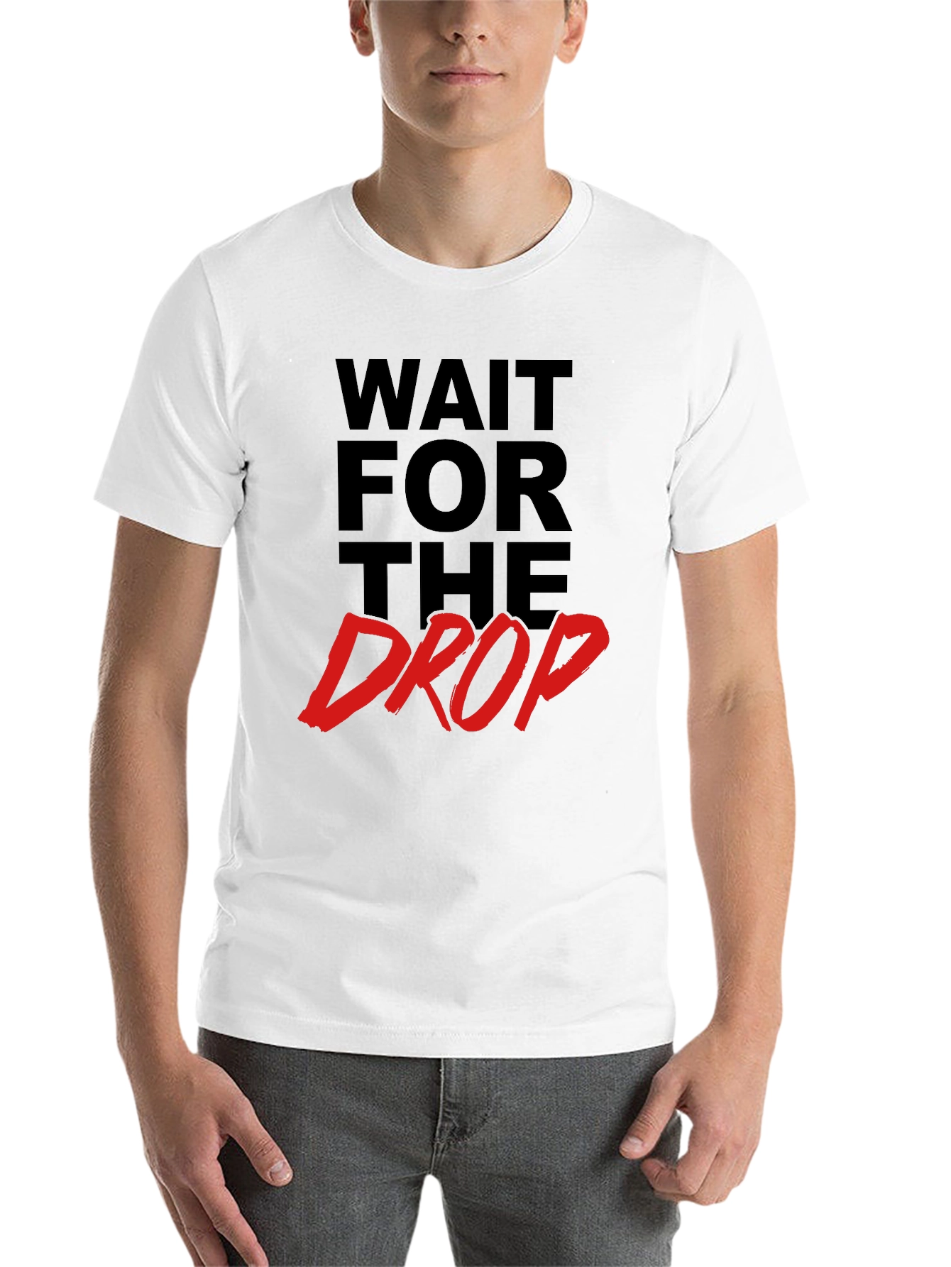 Black Wait for the Drop Graphic Tee - Black T-Shirt view 14
