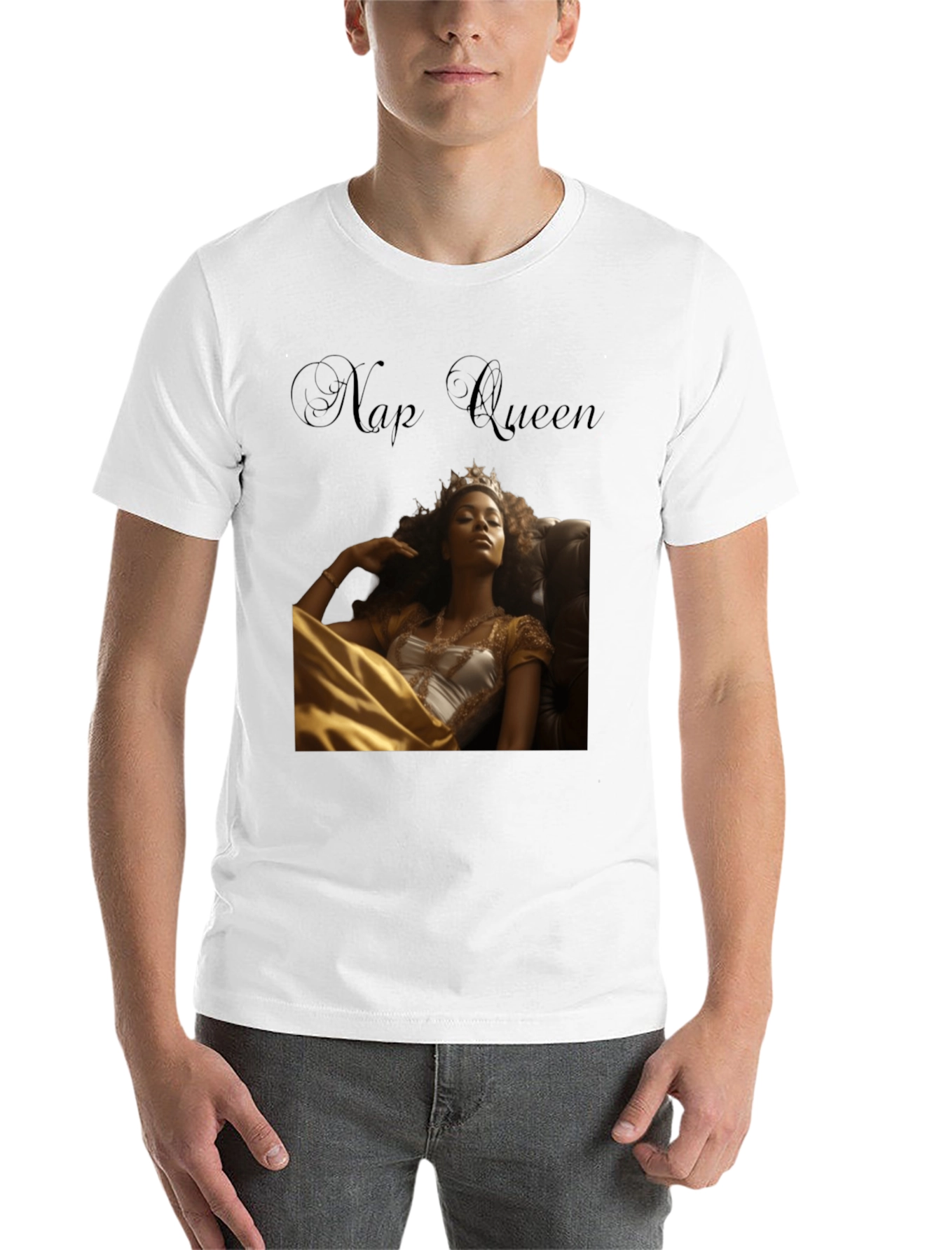Black Nap Queen Graphic T-Shirt - Stylish and Comfy view 14