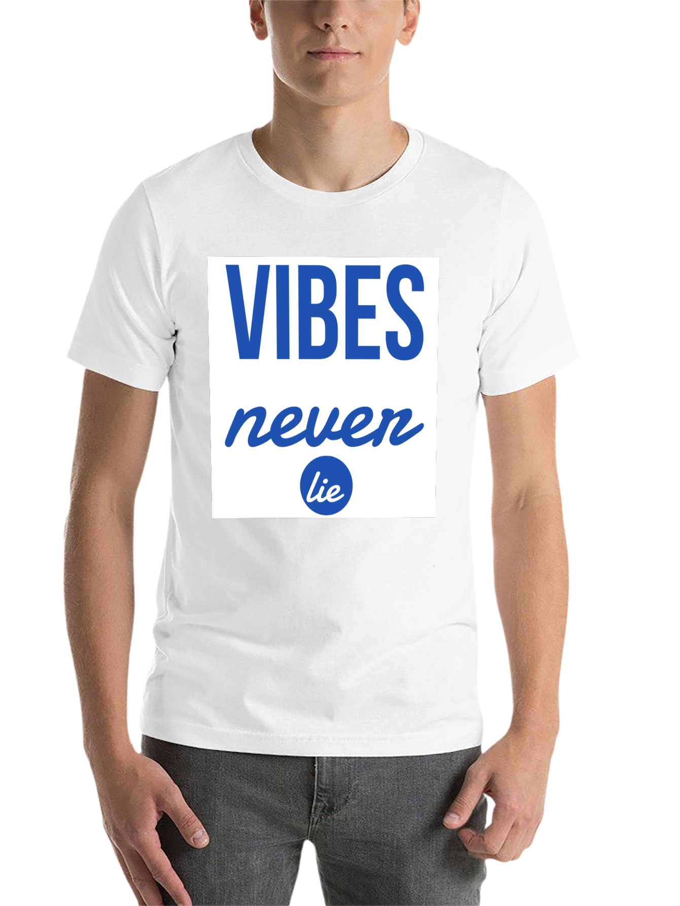 Black Vibes Never Lie Graphic Tee - Casual Comfort view 14
