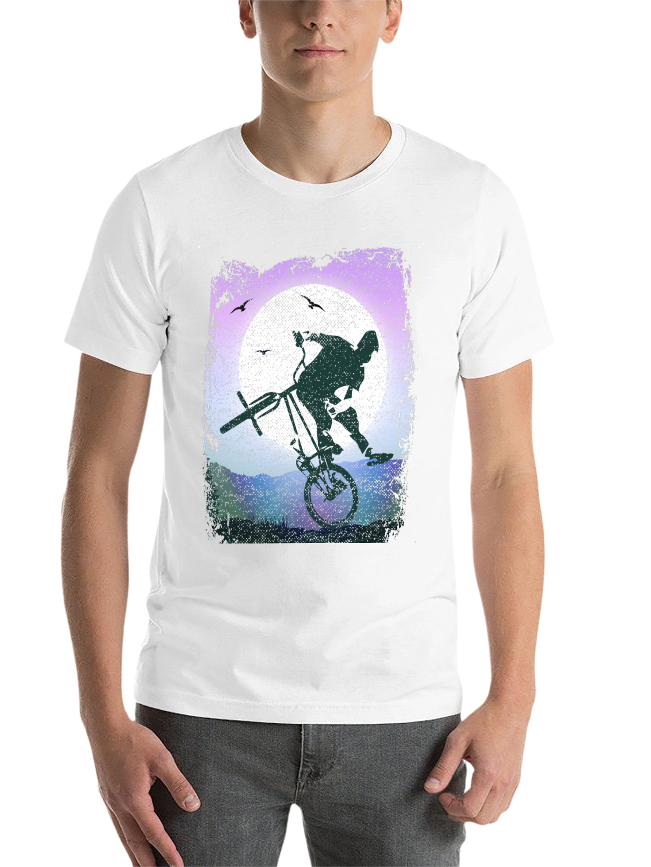 BMX Bike Stunt T-Shirt - Graphic Tee - 14