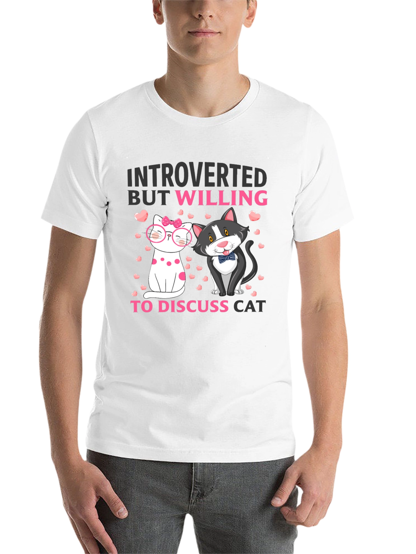 Introverted Cat Lover T-Shirt - 14