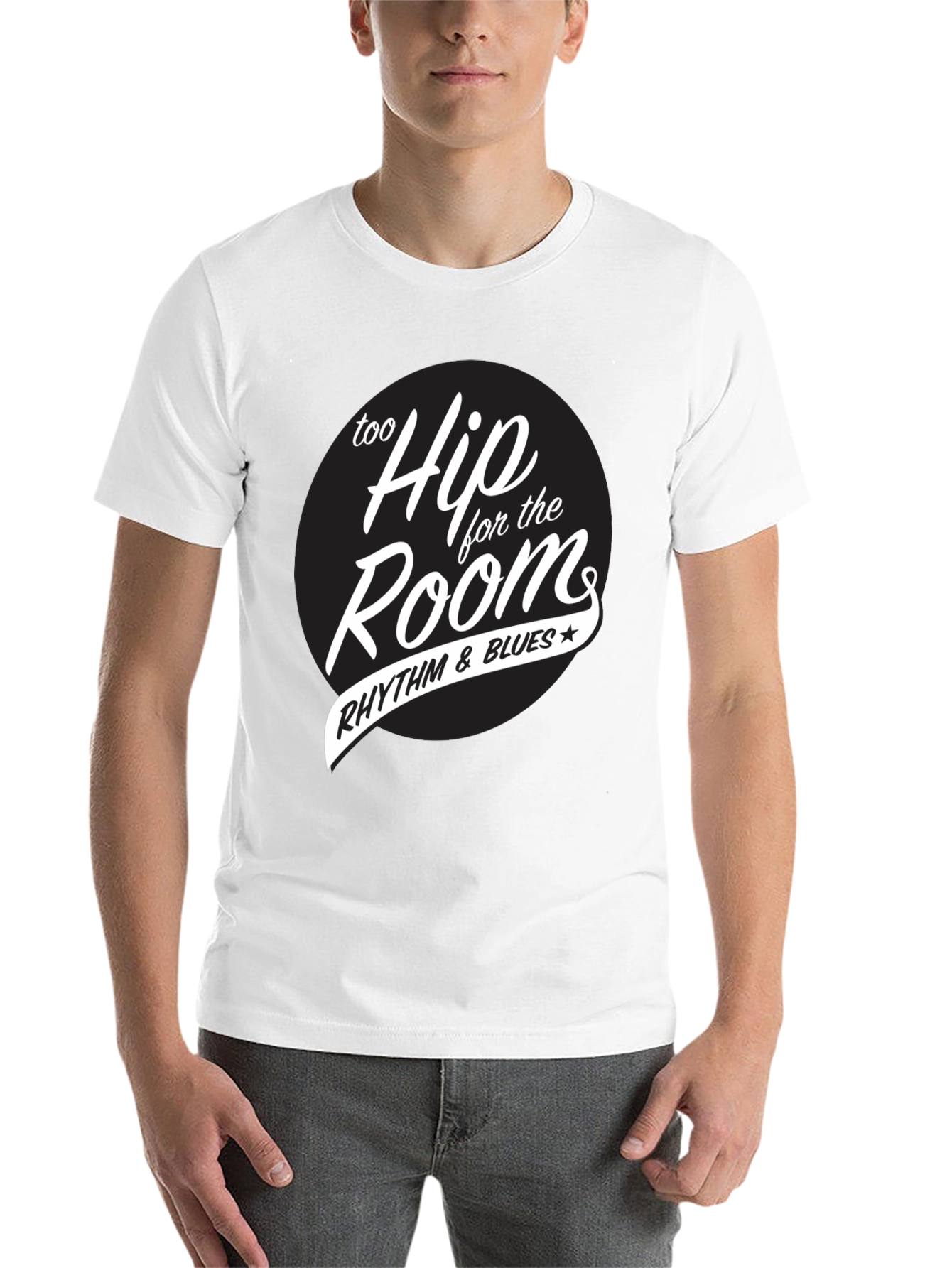 Black Too Hip for the Room Rhythm & Blues T-Shirt view 14
