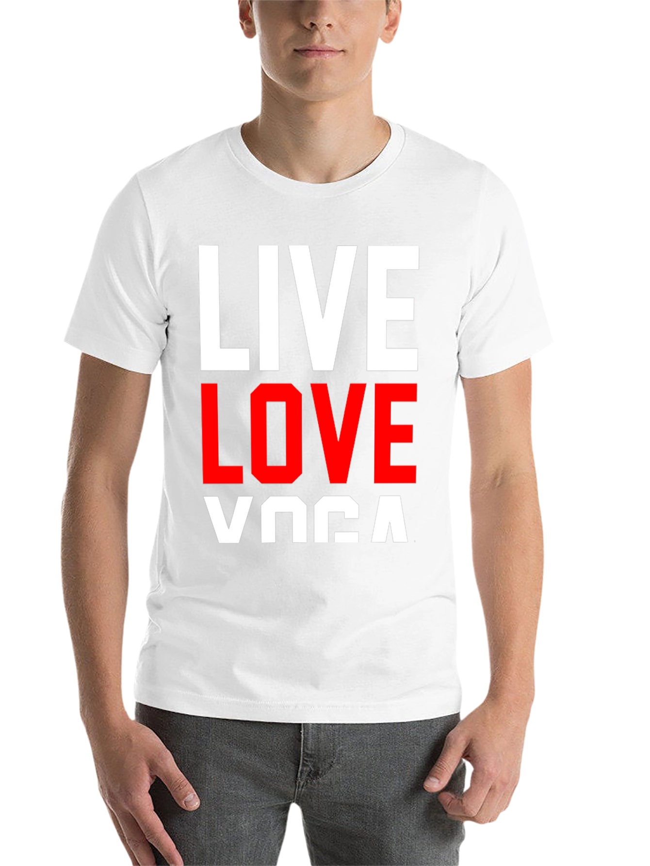Live Love Yoga Graphic Tee - Black - 14