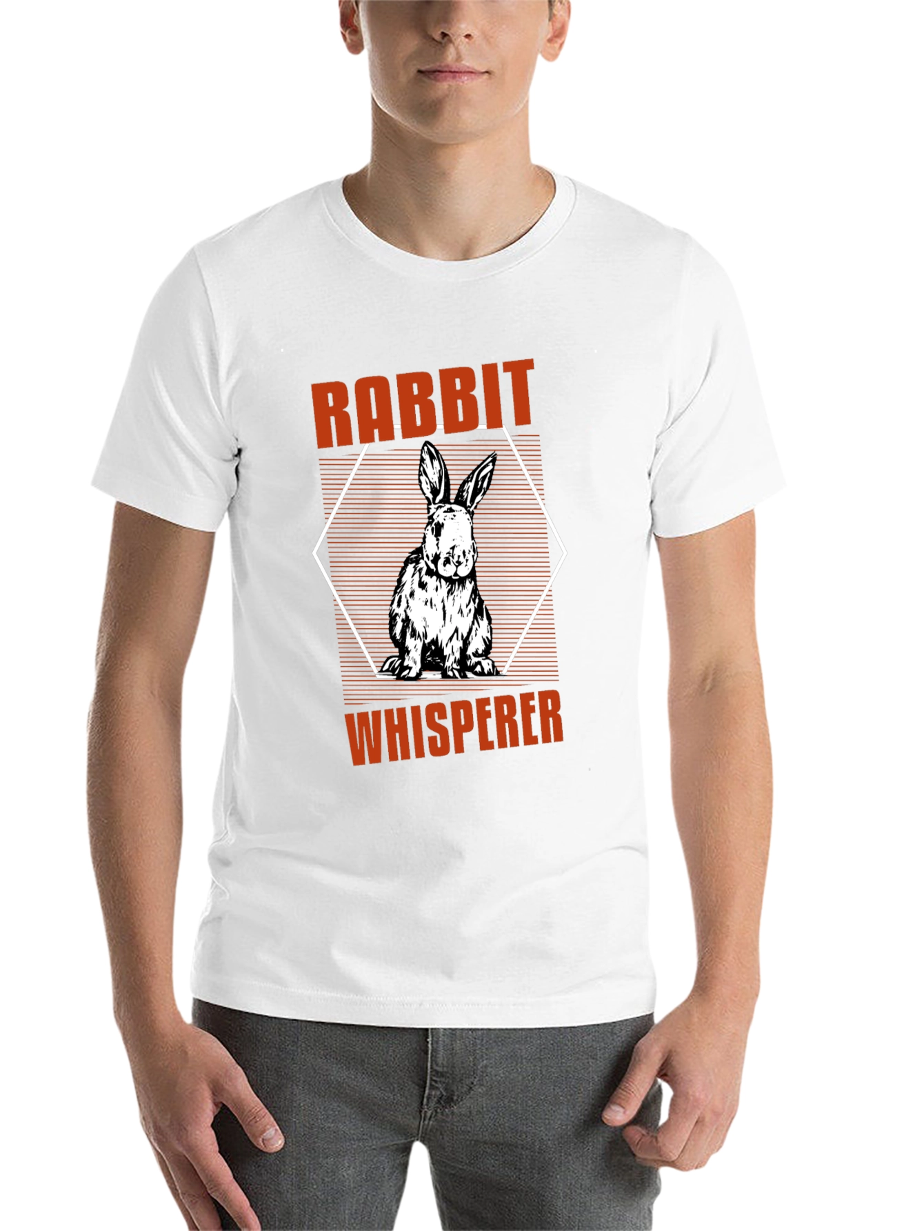 Black Rabbit Whisperer Graphic T-Shirt - Animal Lover Tee view 14