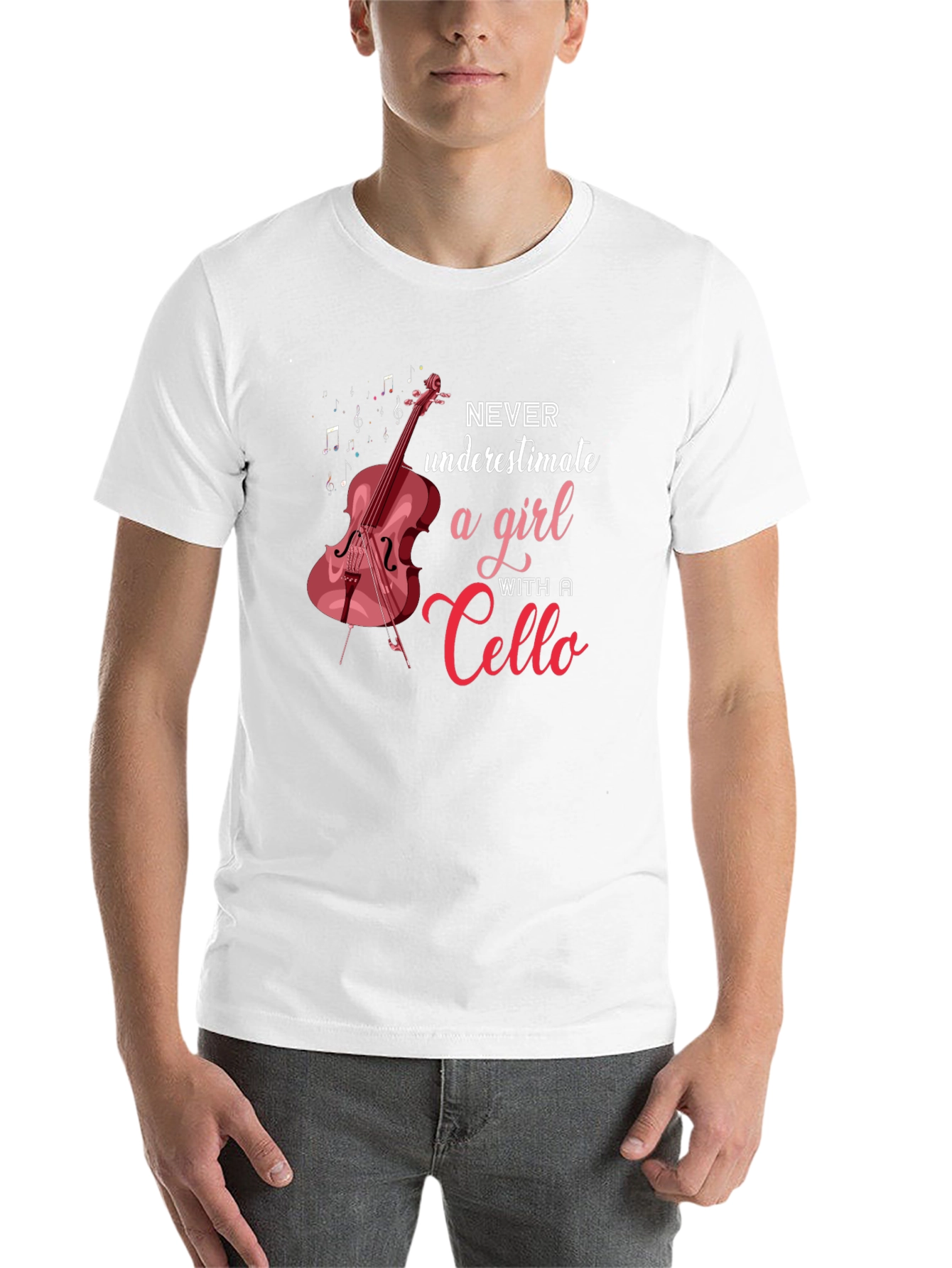 Cello Girl T-Shirt: Music Lover Tee - 14