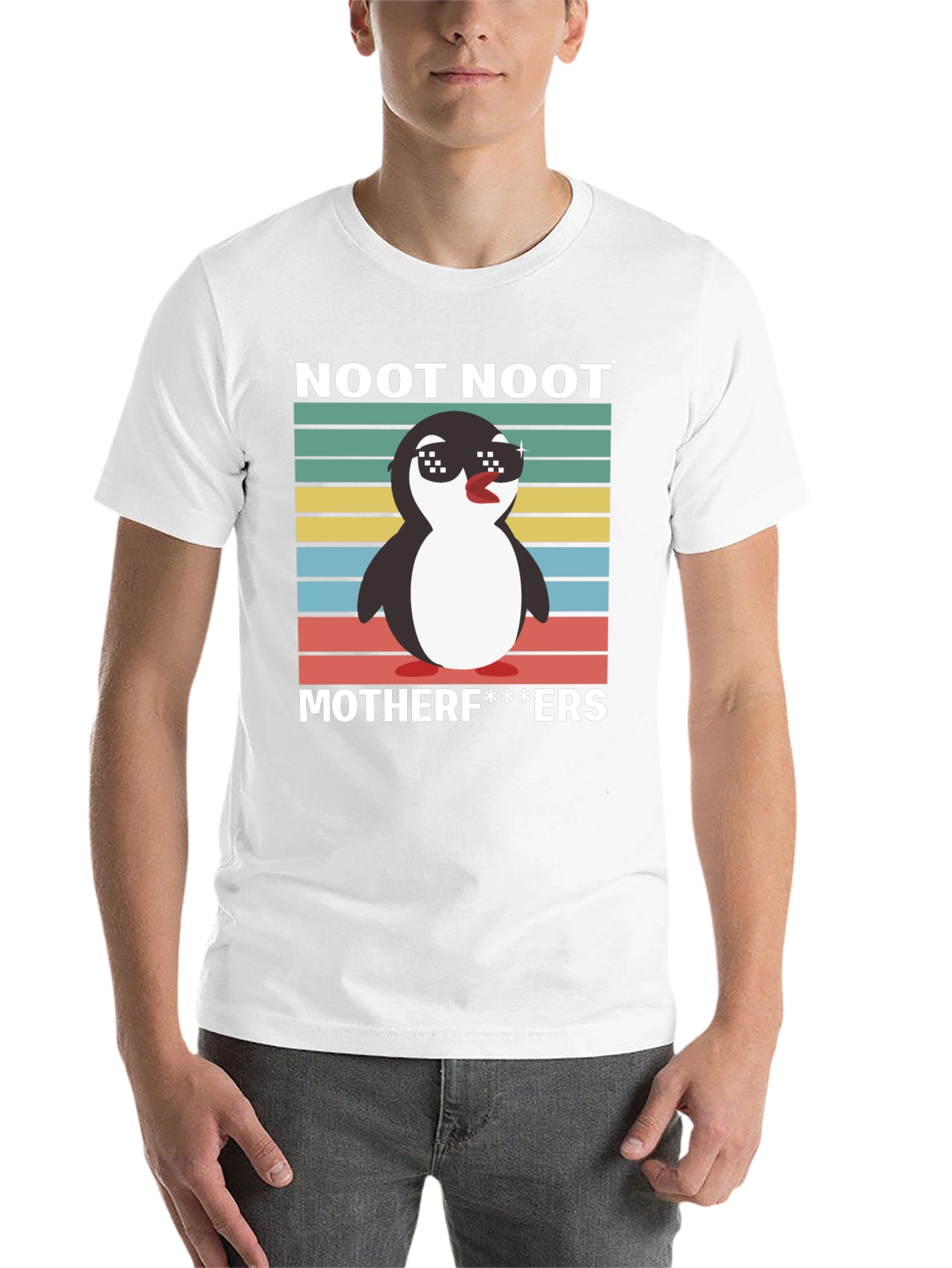 Black Noot Noot Penguin T-Shirt view 14