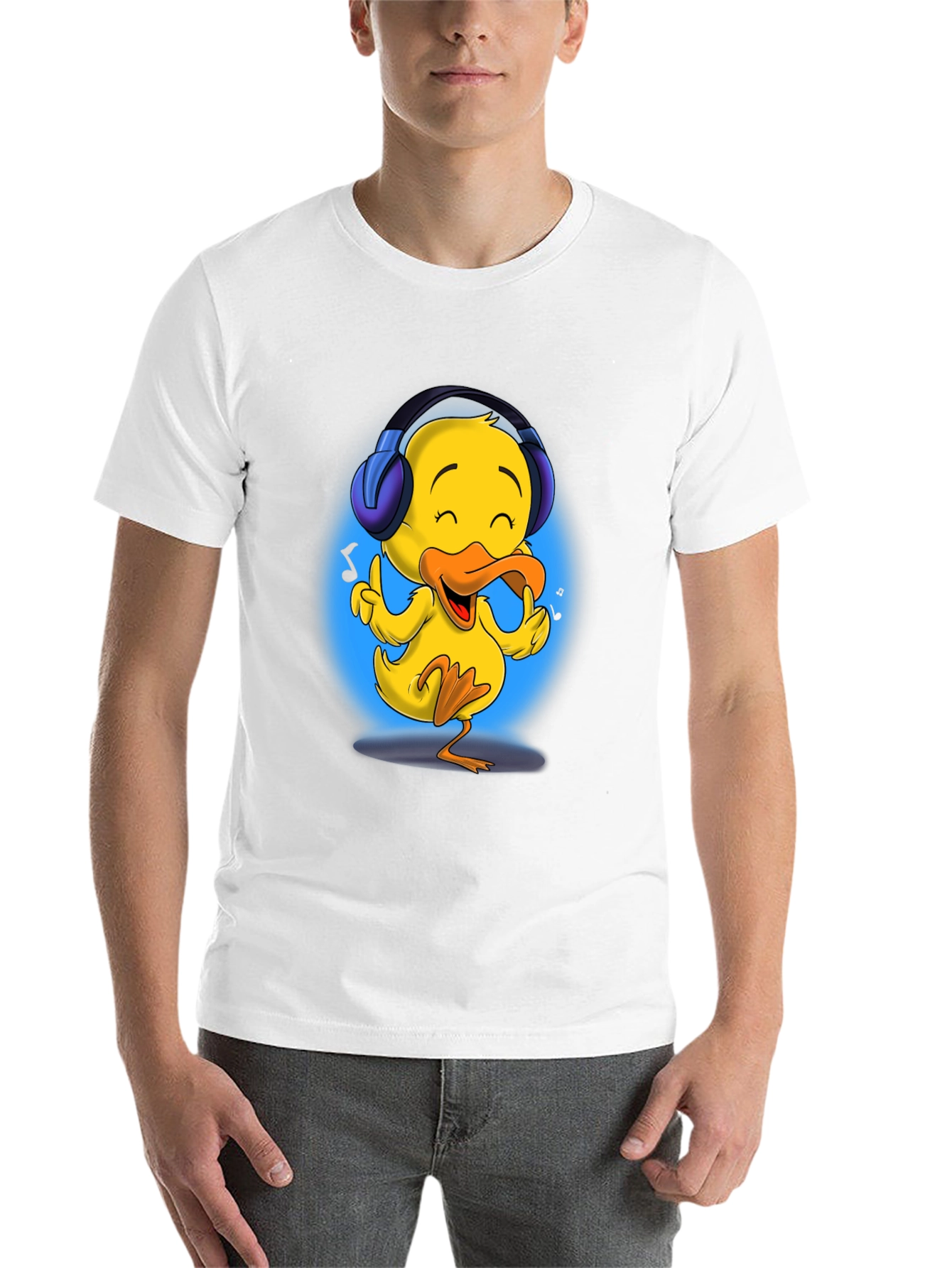 Black Cool Duck T-Shirt - Music Lover Edition view 14