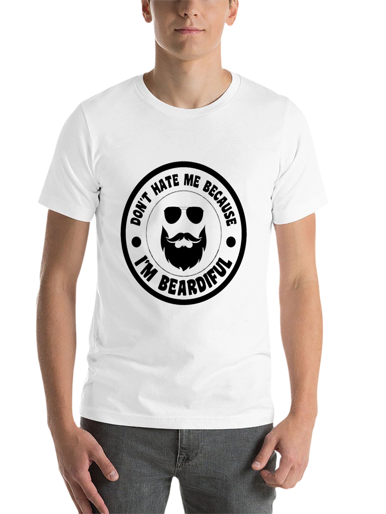Black Beardiful Black T-Shirt view 14