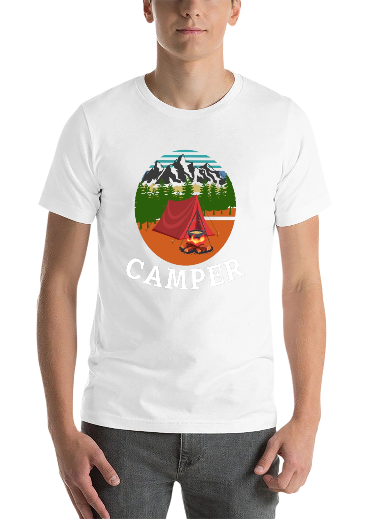 Black Camper Graphic T-Shirt view 14