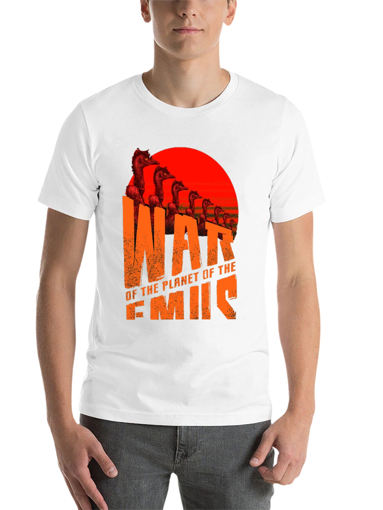 Black War of the Planet of the Emus T-Shirt view 14