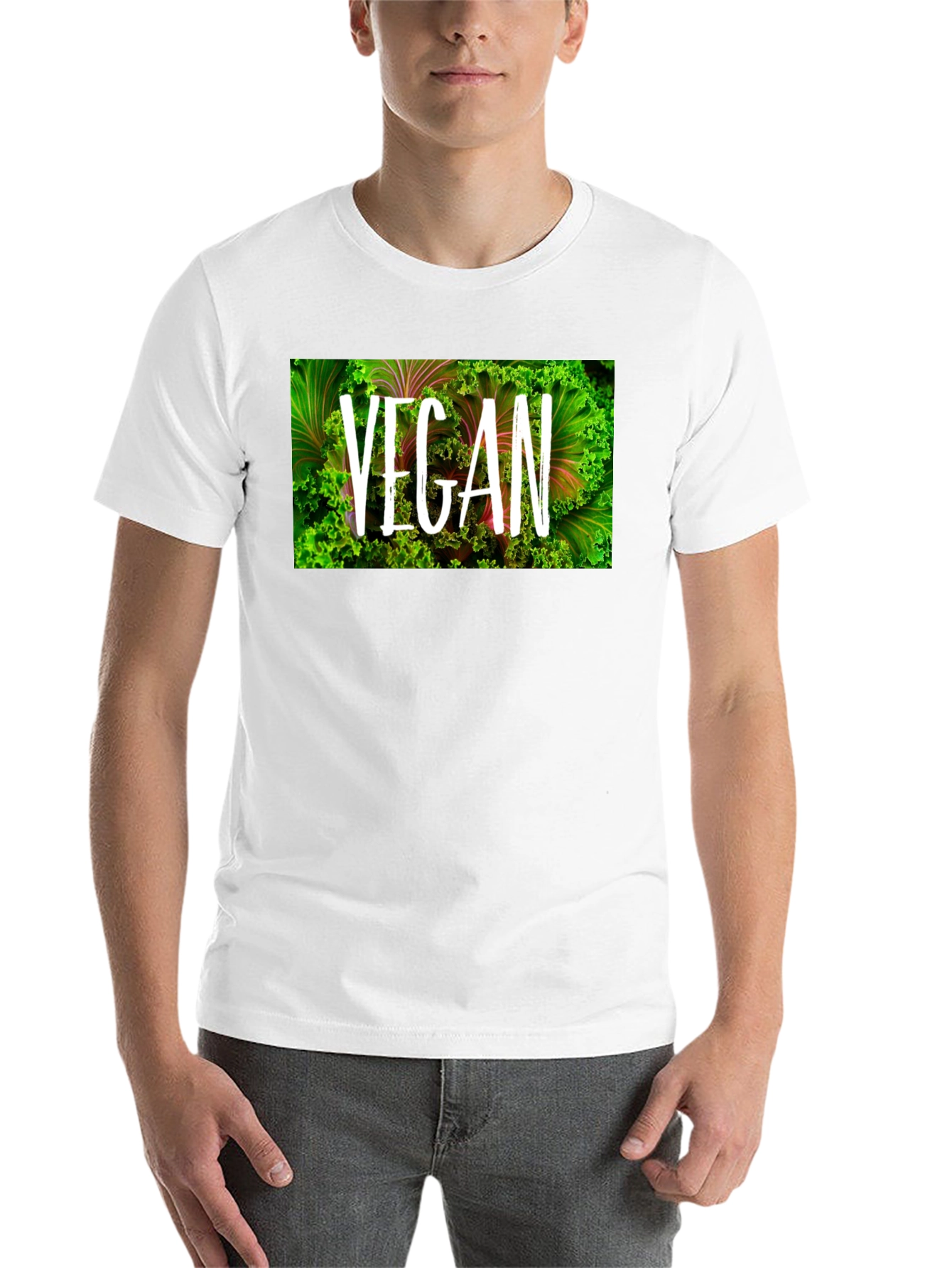 Black Vegan Graphic T-Shirt - Healthy Lifestyle Tee view 14