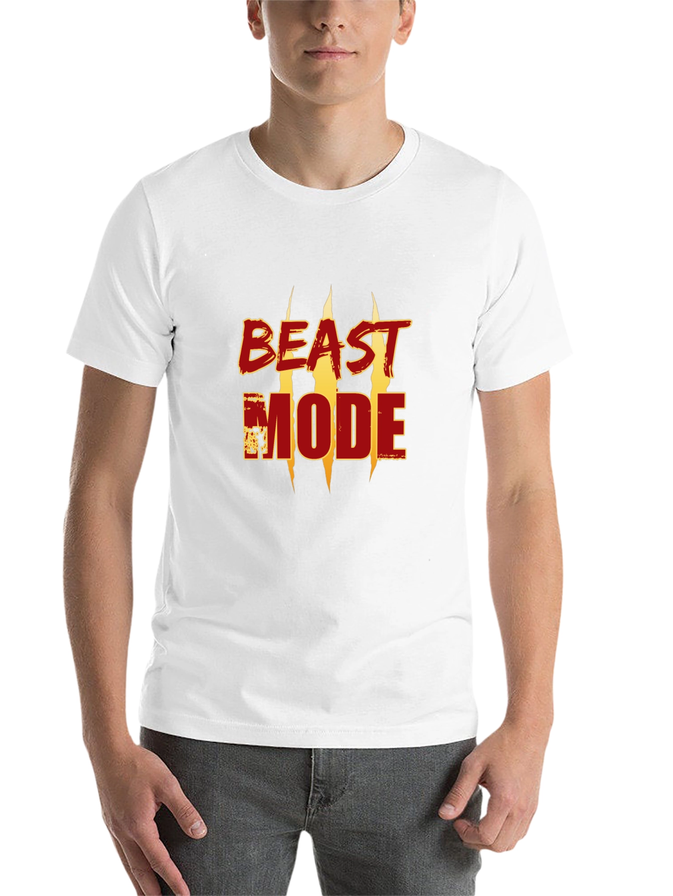 Black Beast Mode Graphic Tee - Black view 14