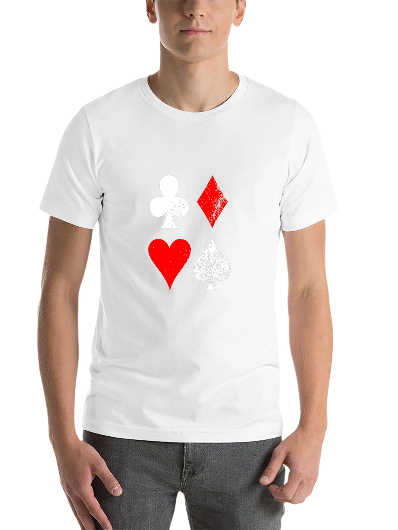 Black Playing Card Suit Graphic Tee view 14