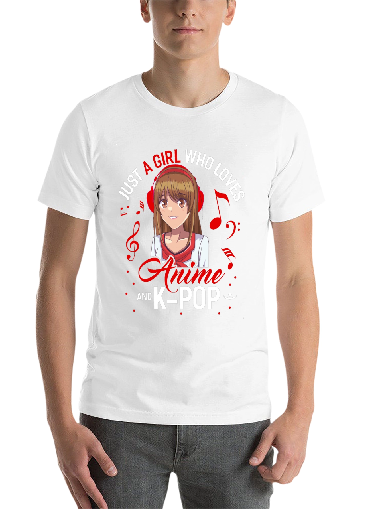 Black Anime and K-Pop Lover T-Shirt - Unique Design! view 14