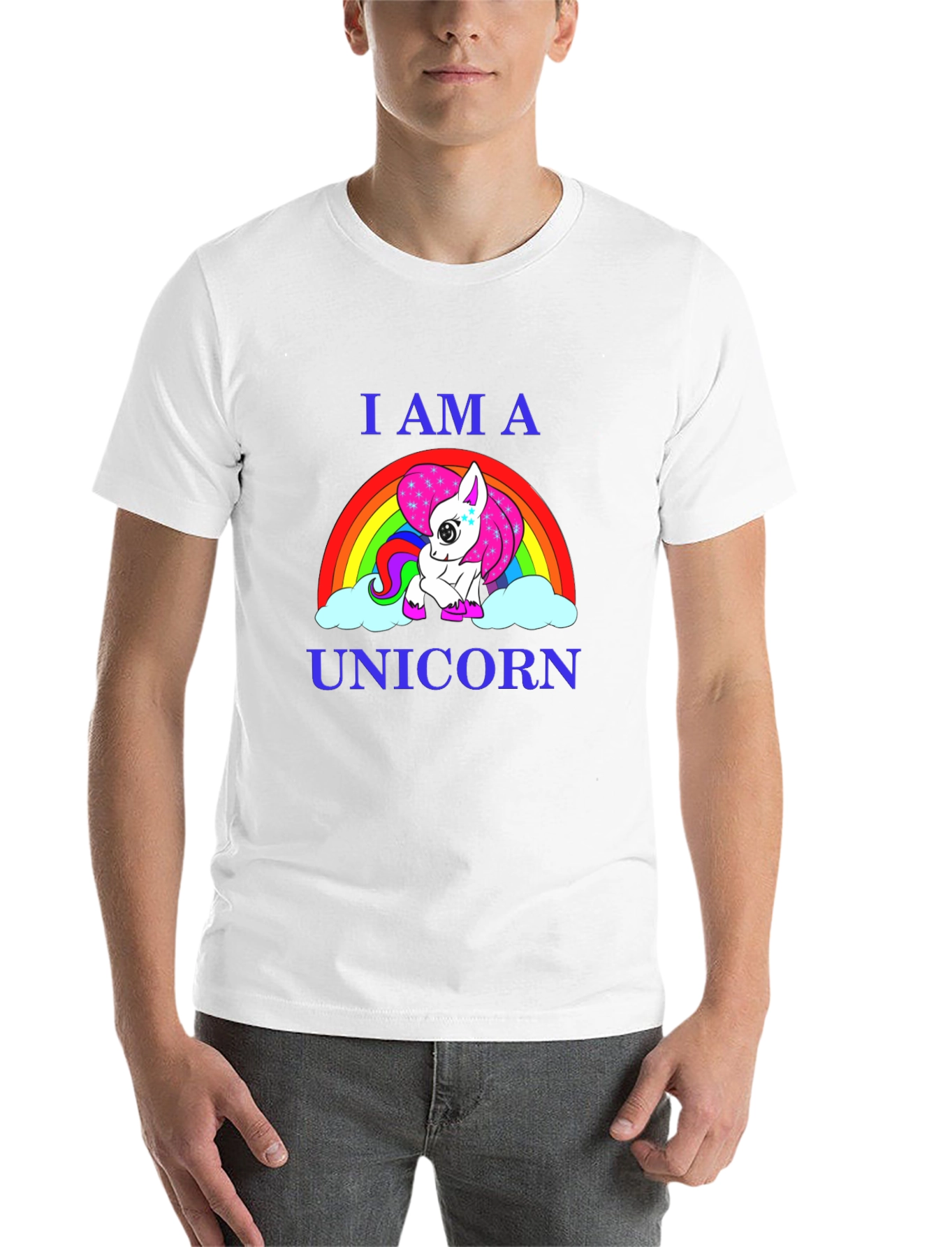 Black I Am A Unicorn Graphic T-Shirt view 14
