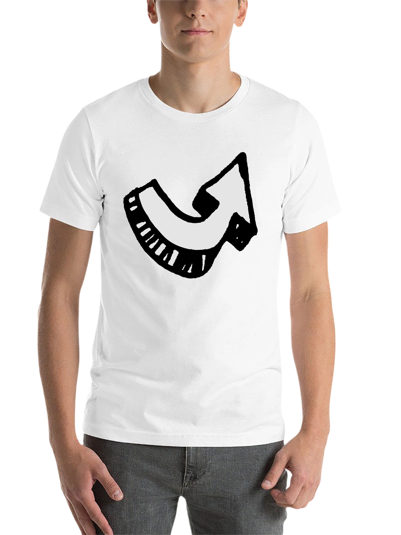 Black Arrow Graphic Black T-Shirt - Point the Way! view 14