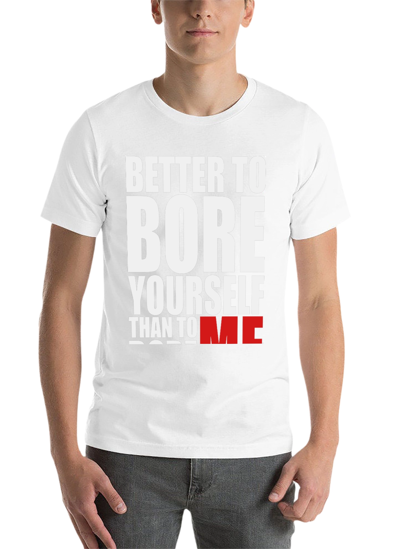 Black Better to Bore Yourself Graphic Tee view 14