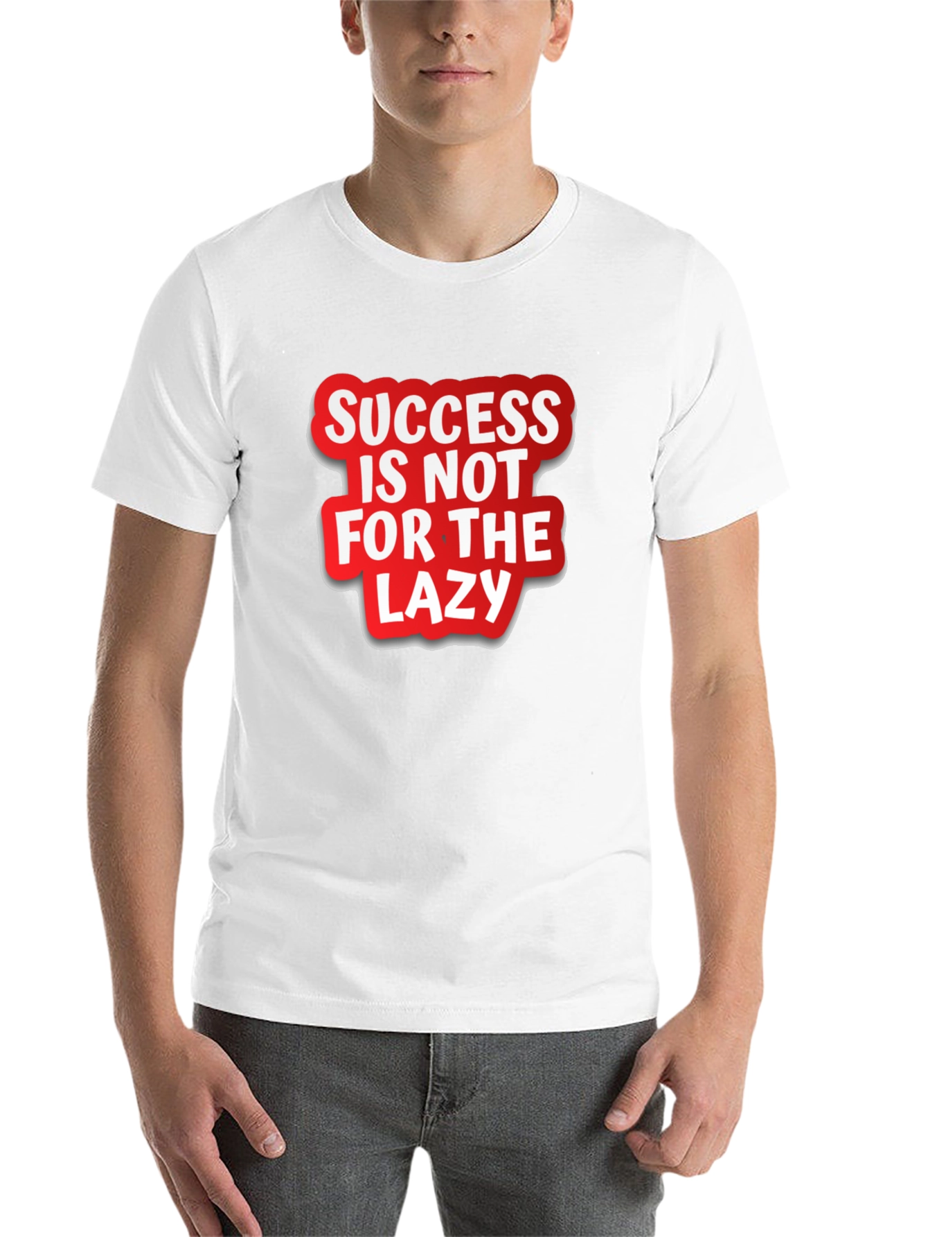 Black Success Is Not For The Lazy Graphic T-Shirt view 14
