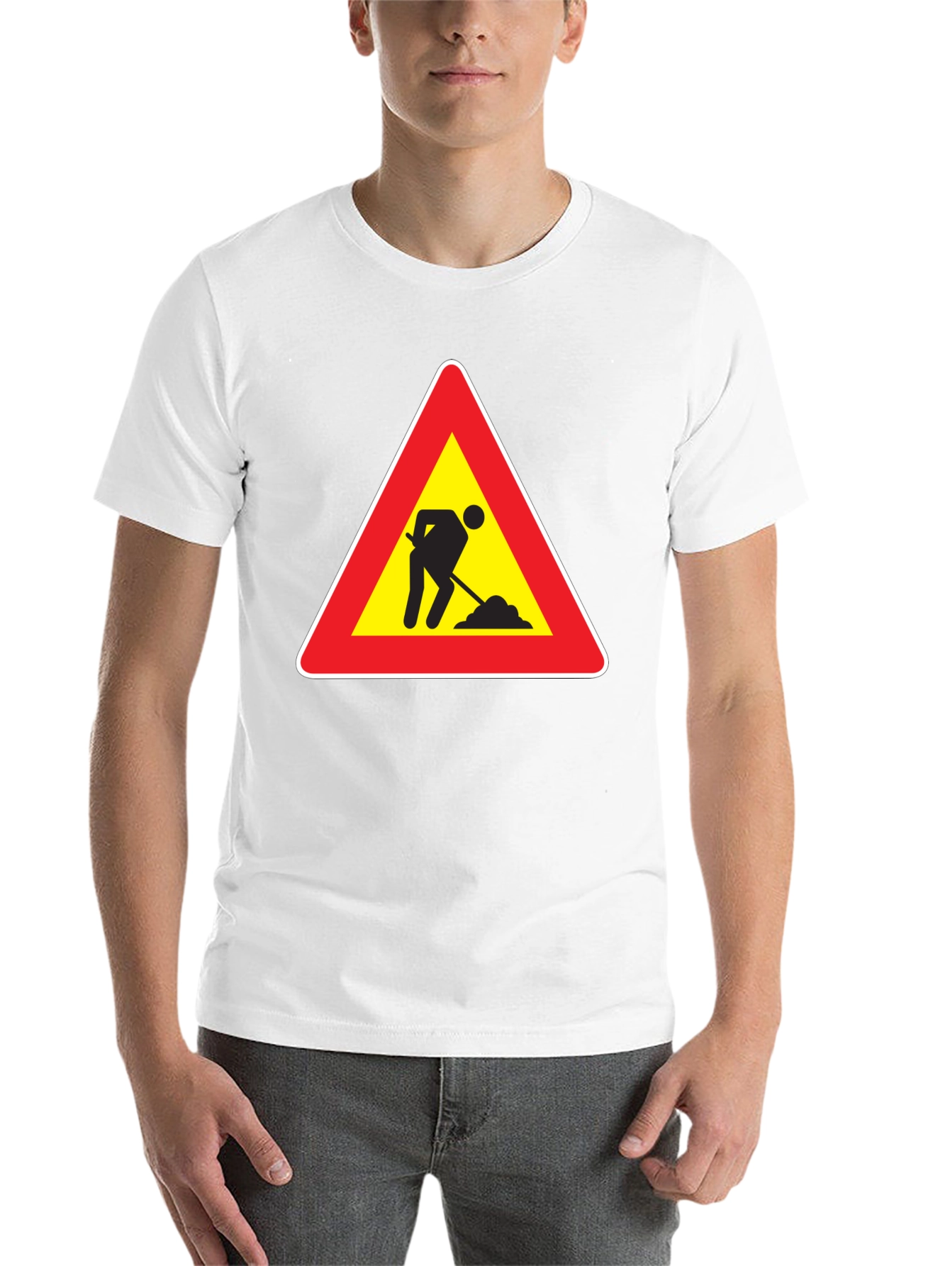Black Men at Work Graphic T-Shirt - Black view 14