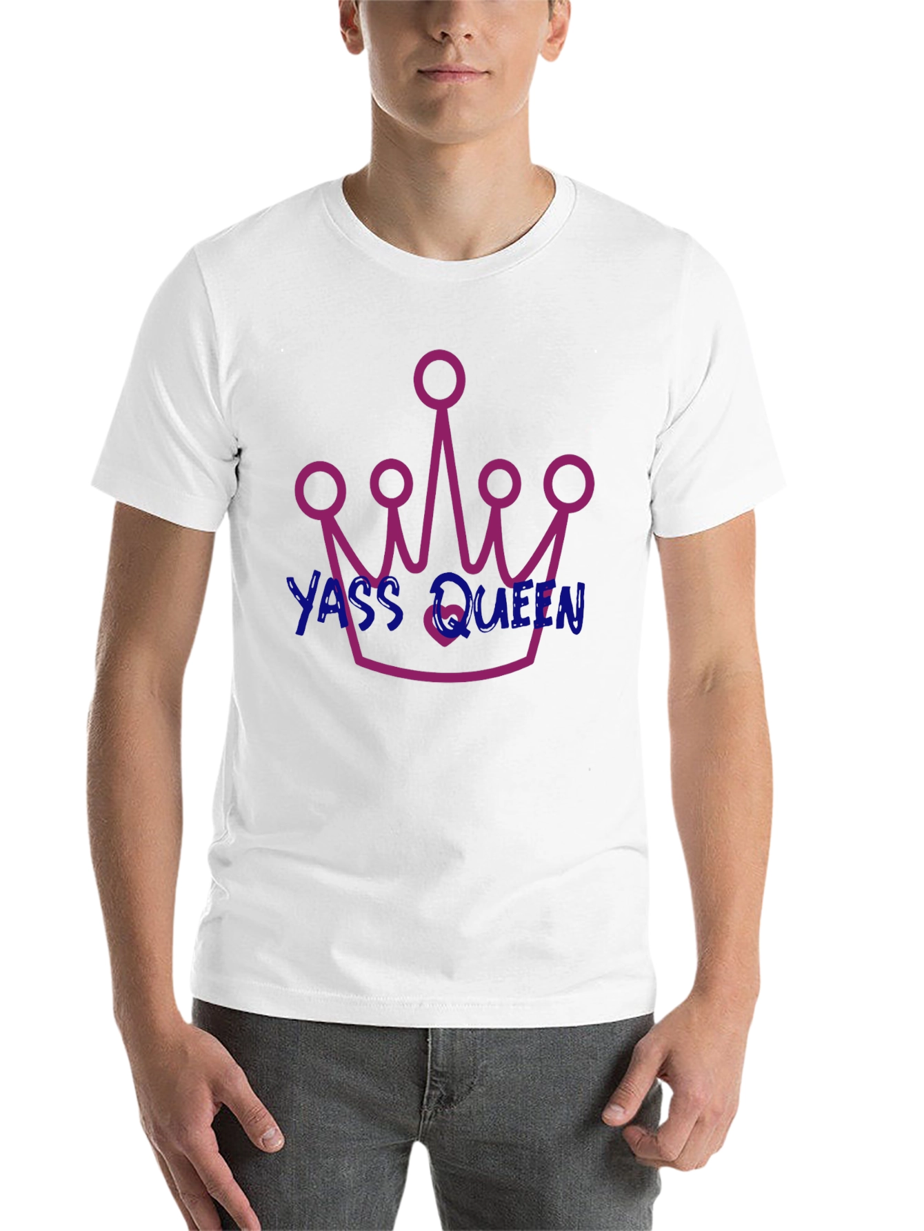 Black Yass Queen Graphic T-Shirt - Trendy and Fun! view 14