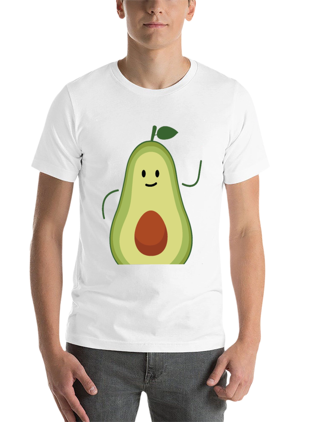 Black Avocado Graphic Tee - Funny Fruit T-Shirt view 14