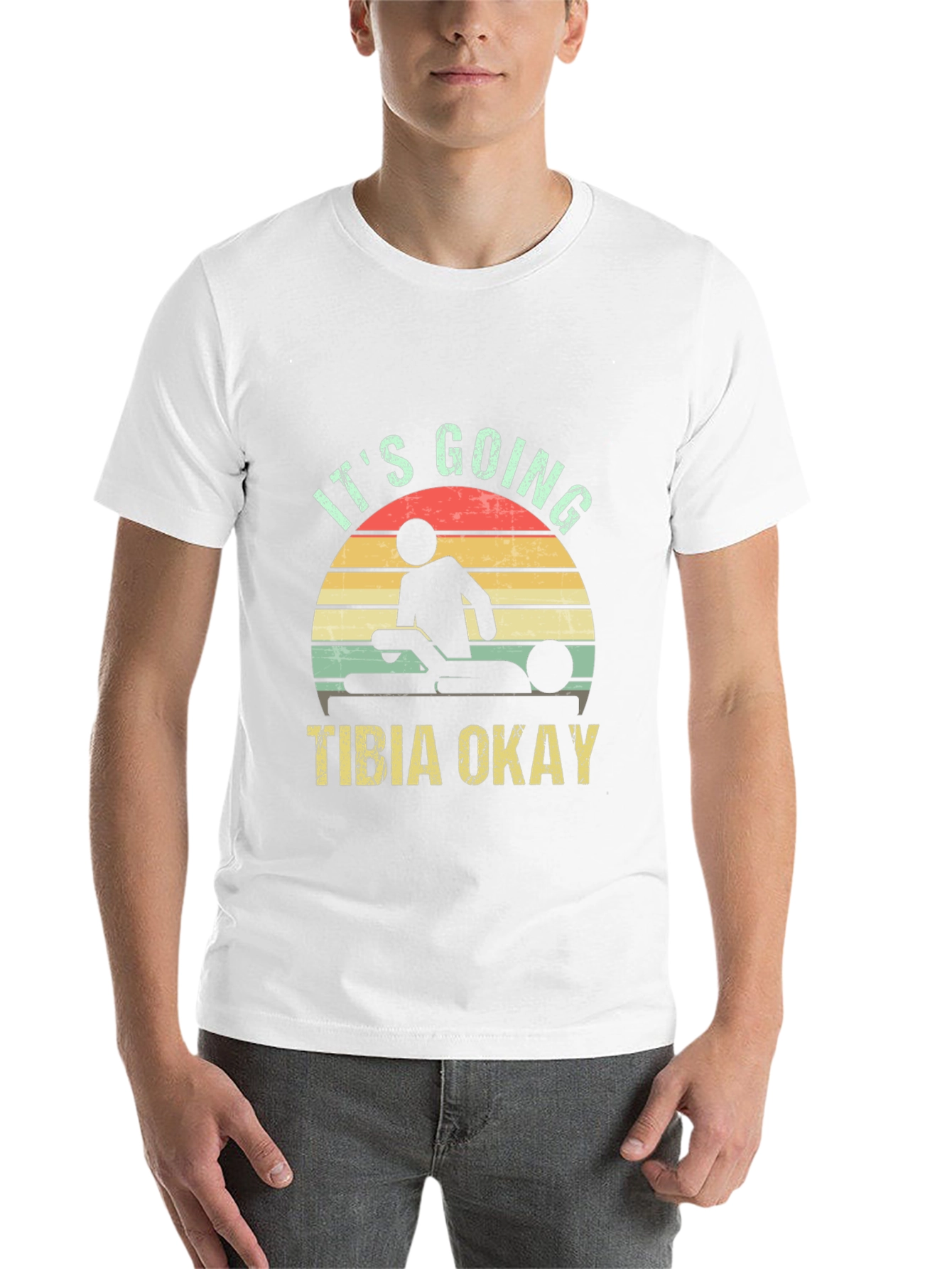 Black It's Going Tibia Okay T-Shirt view 14