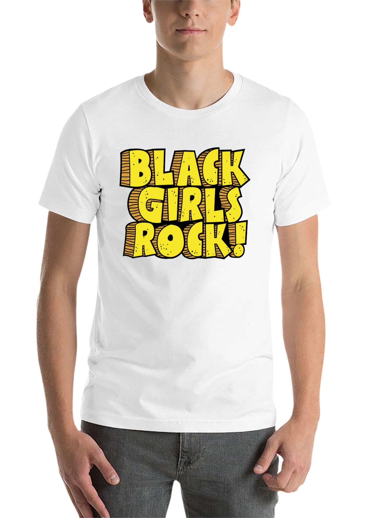 Black Black Girls Rock Graphic T-Shirt - Black view 14