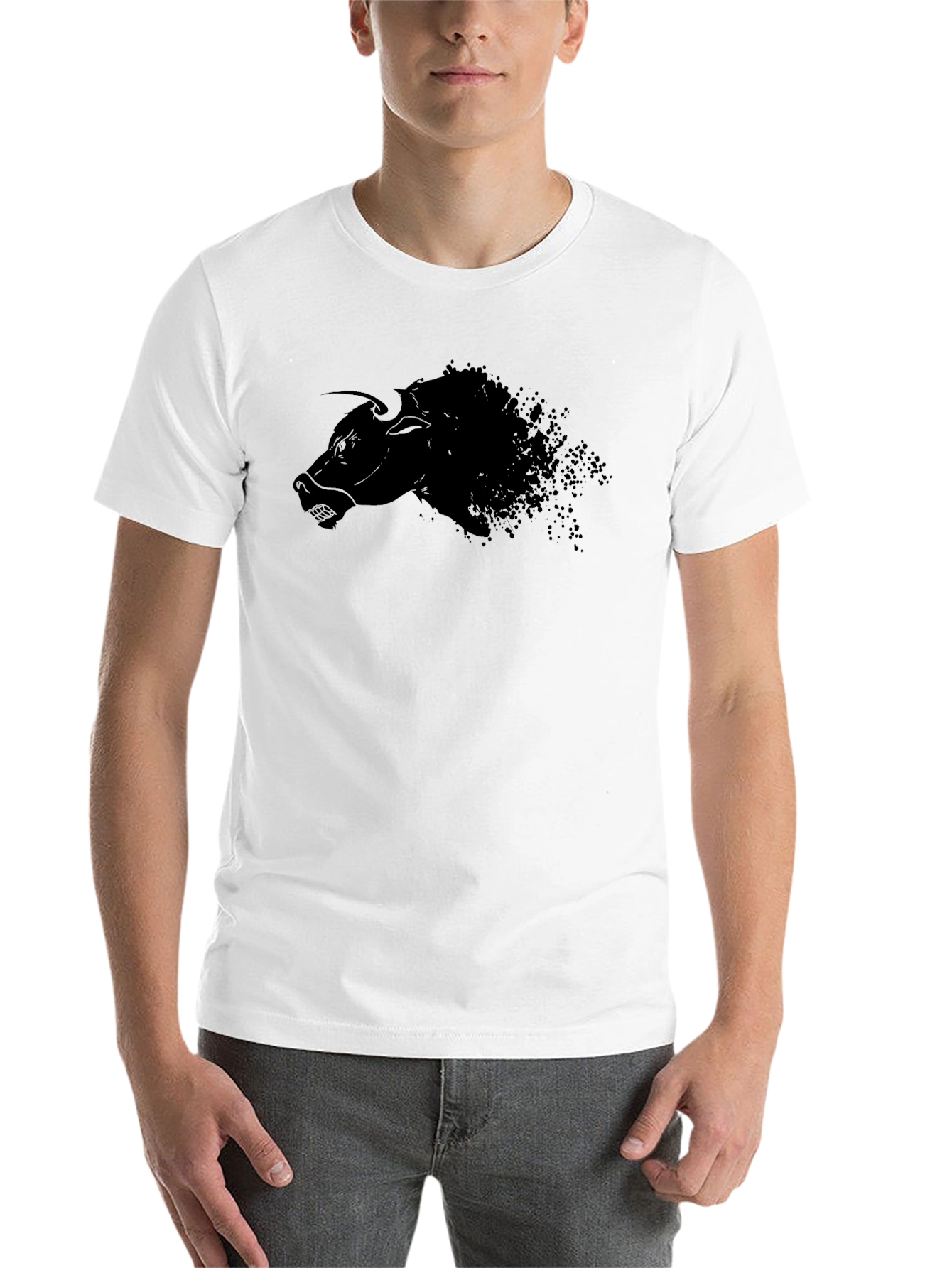 Black Bull Graphic Tee - Bold Style - 14