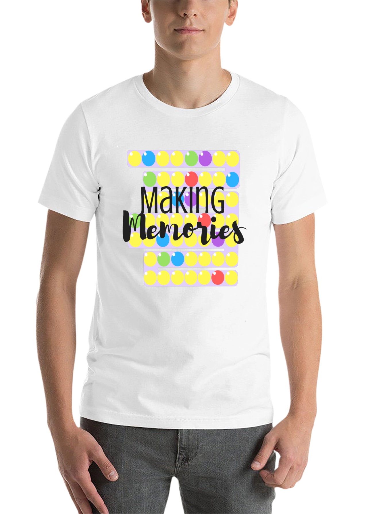 Black Making Memories Bubble Pop T-Shirt view 14