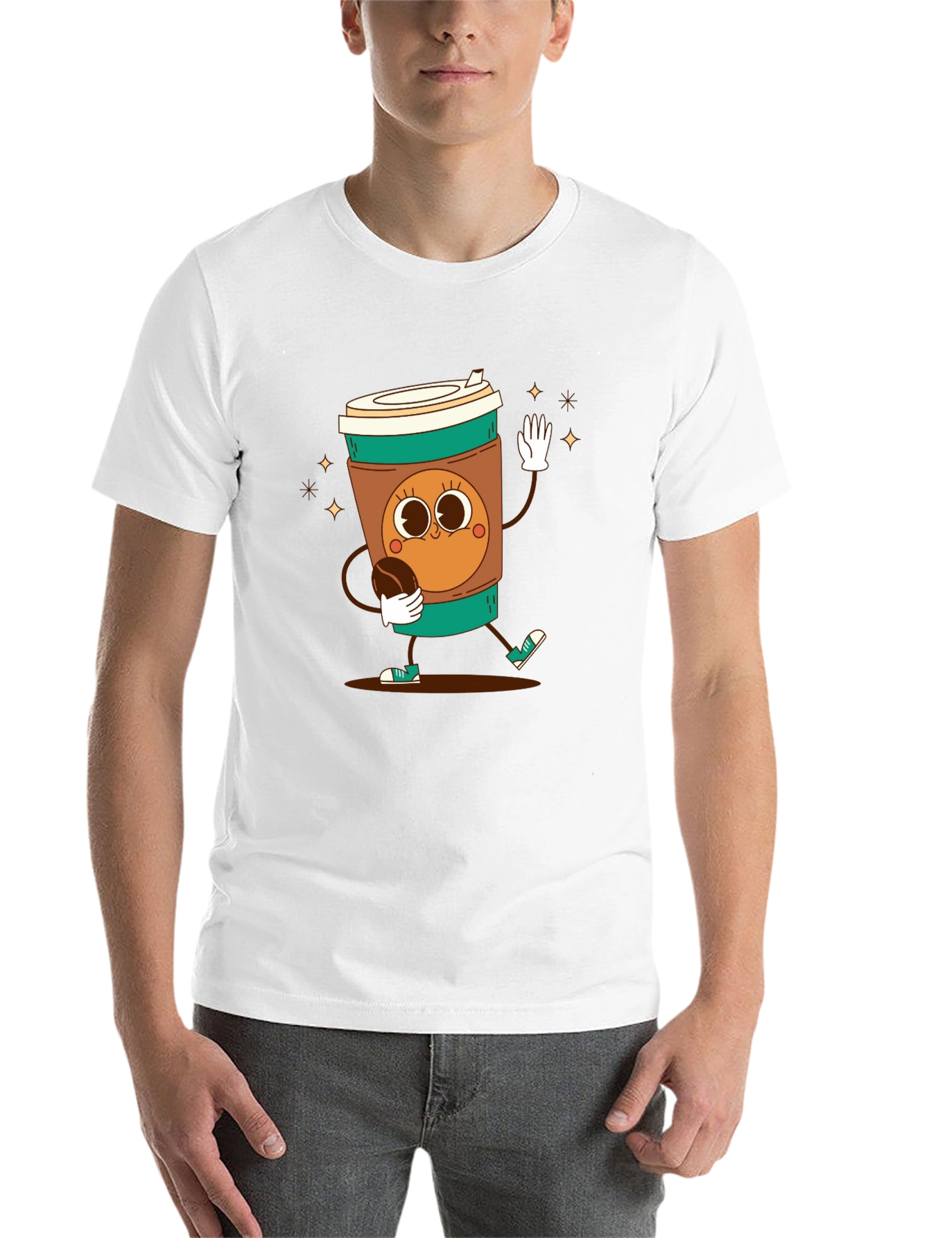 Black Coffee Character T-Shirt view 14