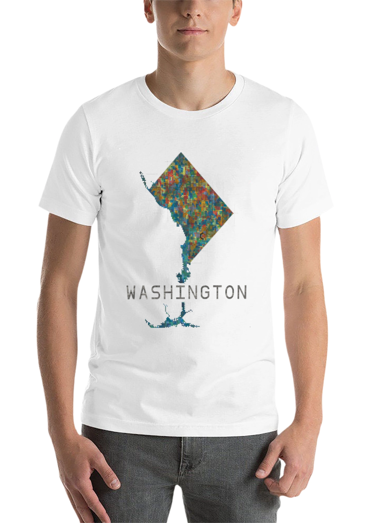 Black Washington D.C. Graphic T-Shirt view 14