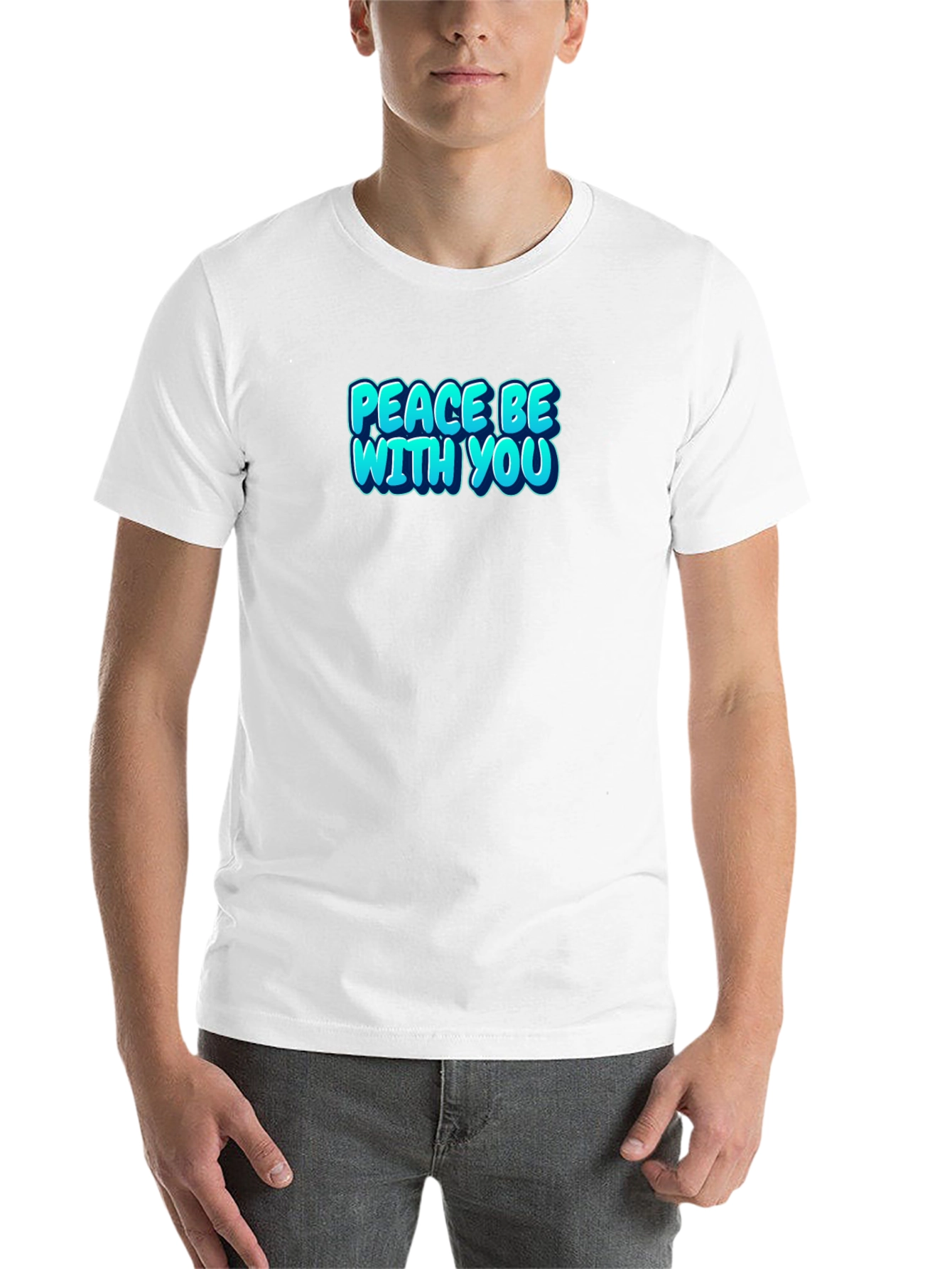 Peace Be With You Graphic T-Shirt - 14