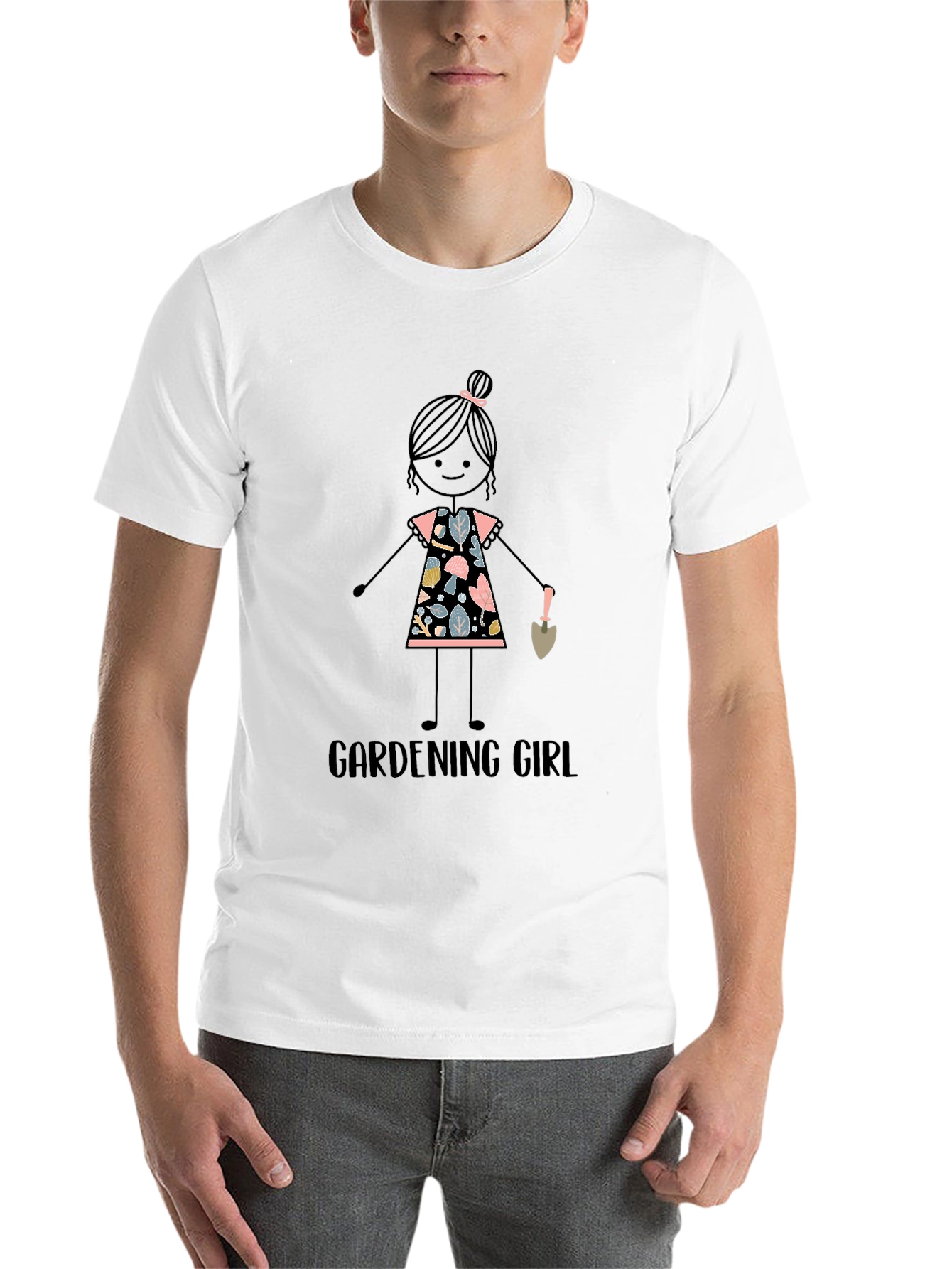 Black Gardening Girl Graphic Tee - Unisex view 14