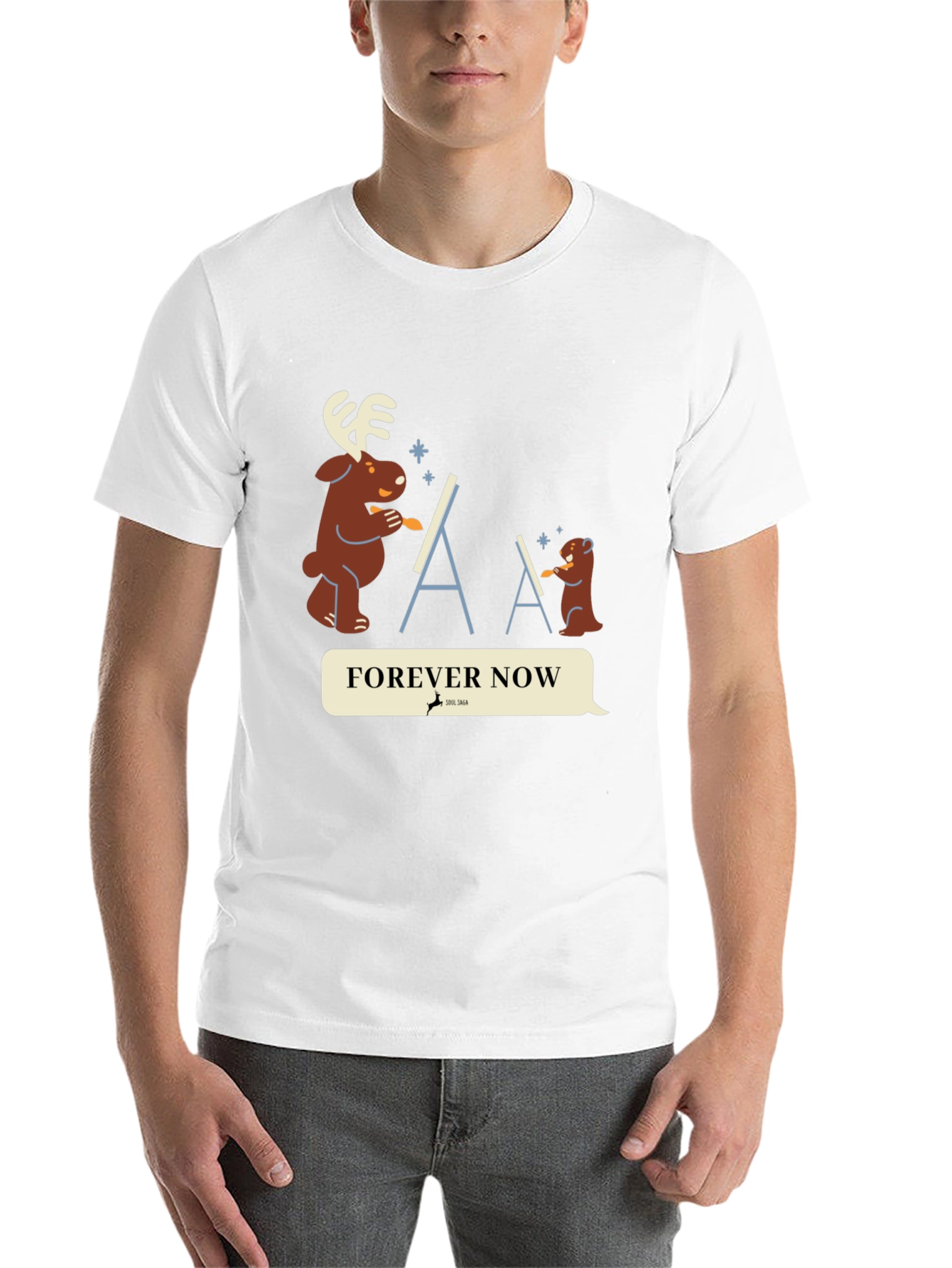 Black Forever Now Graphic T-Shirt view 14