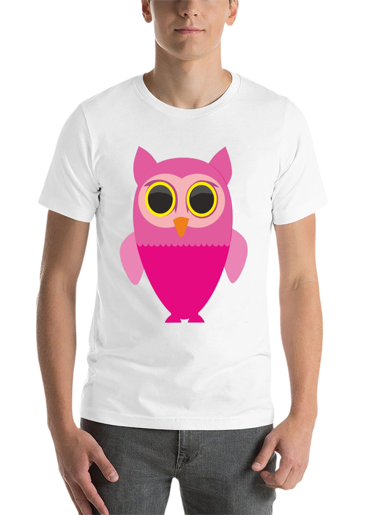 Black Owl Graphic Black T-Shirt view 14