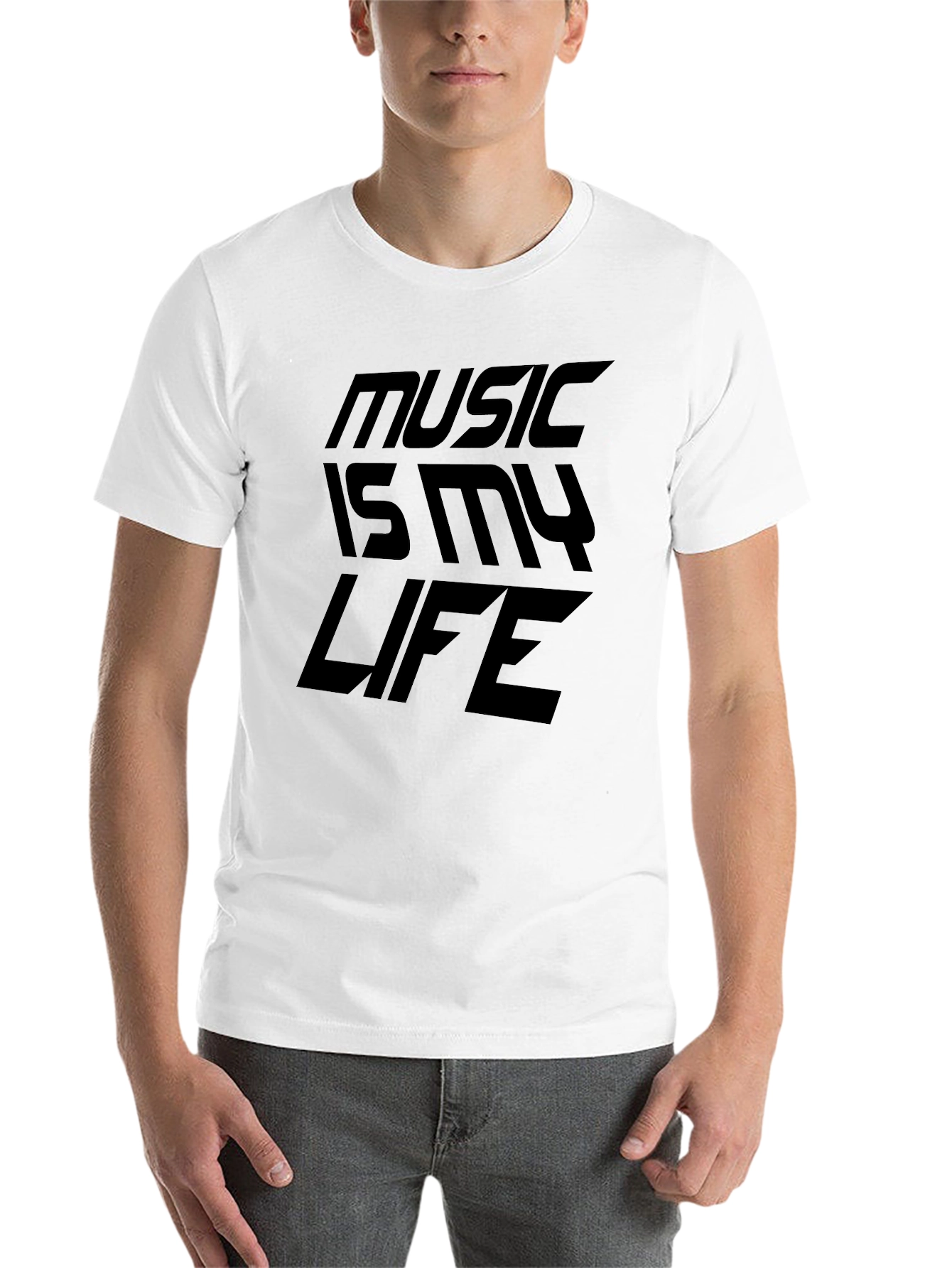 Black Music is My Life Graphic Tee - Black view 14