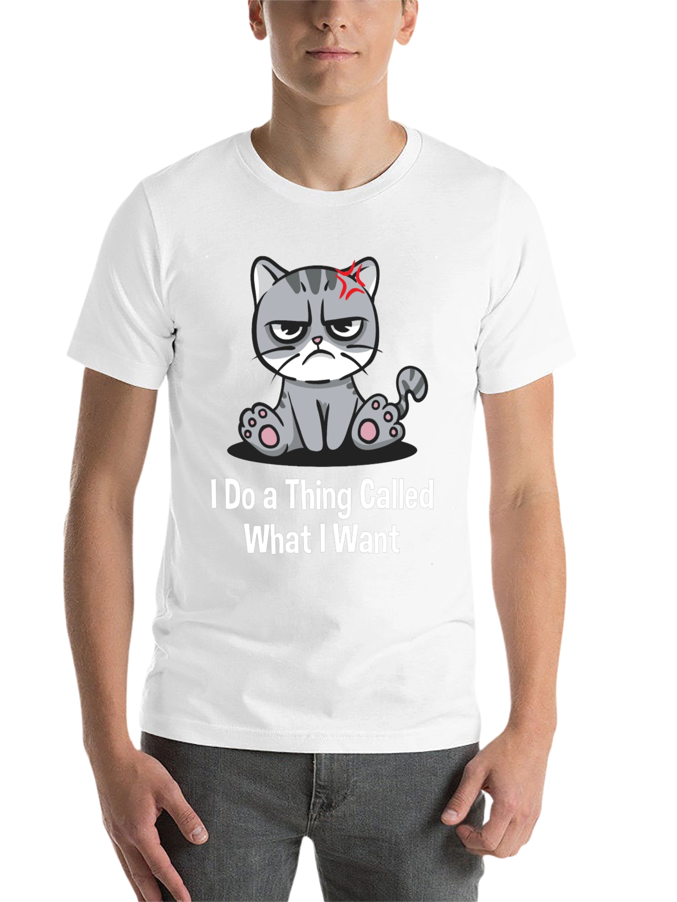 Black Grumpy Cat T-Shirt - I Do What I Want view 14