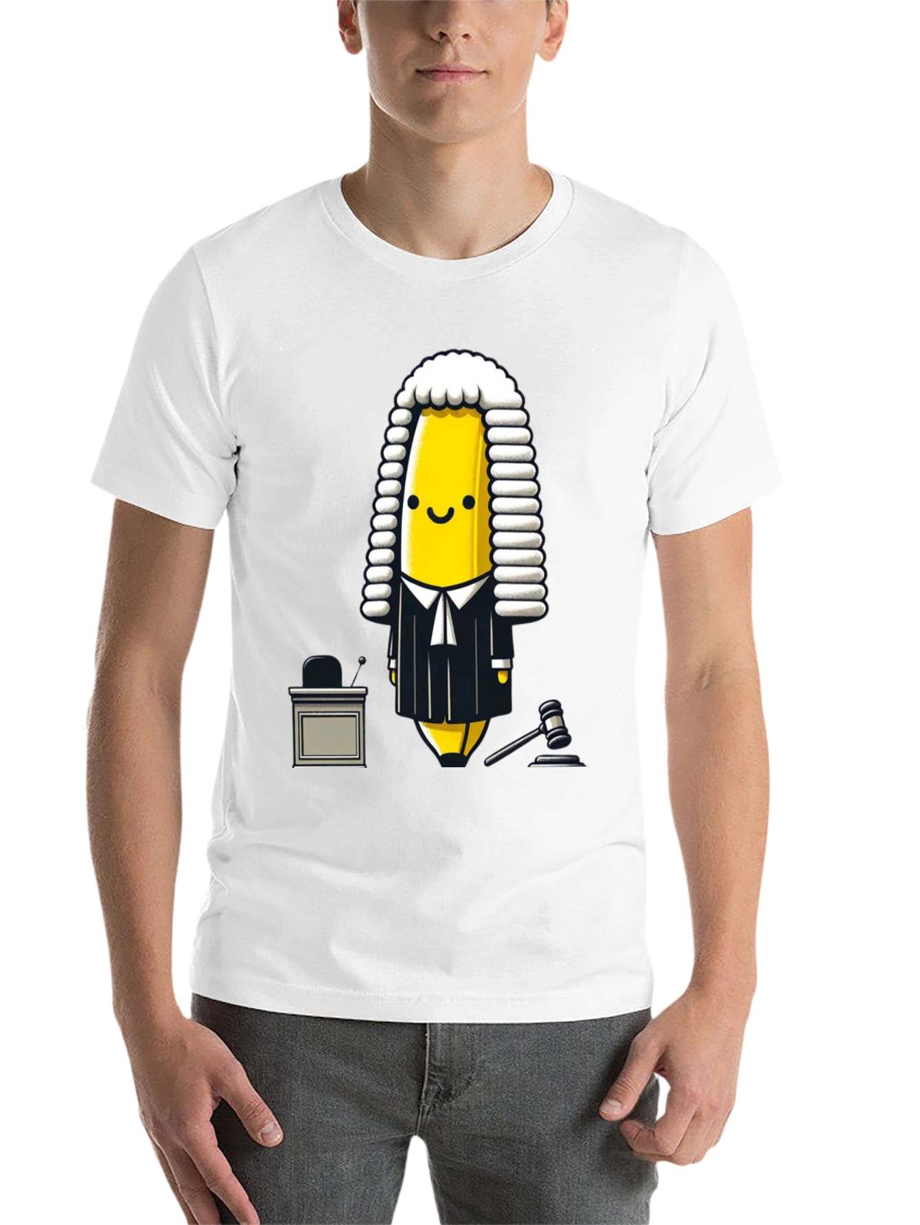 Banana Judge T-Shirt - Funny Lawyer Tee - 14