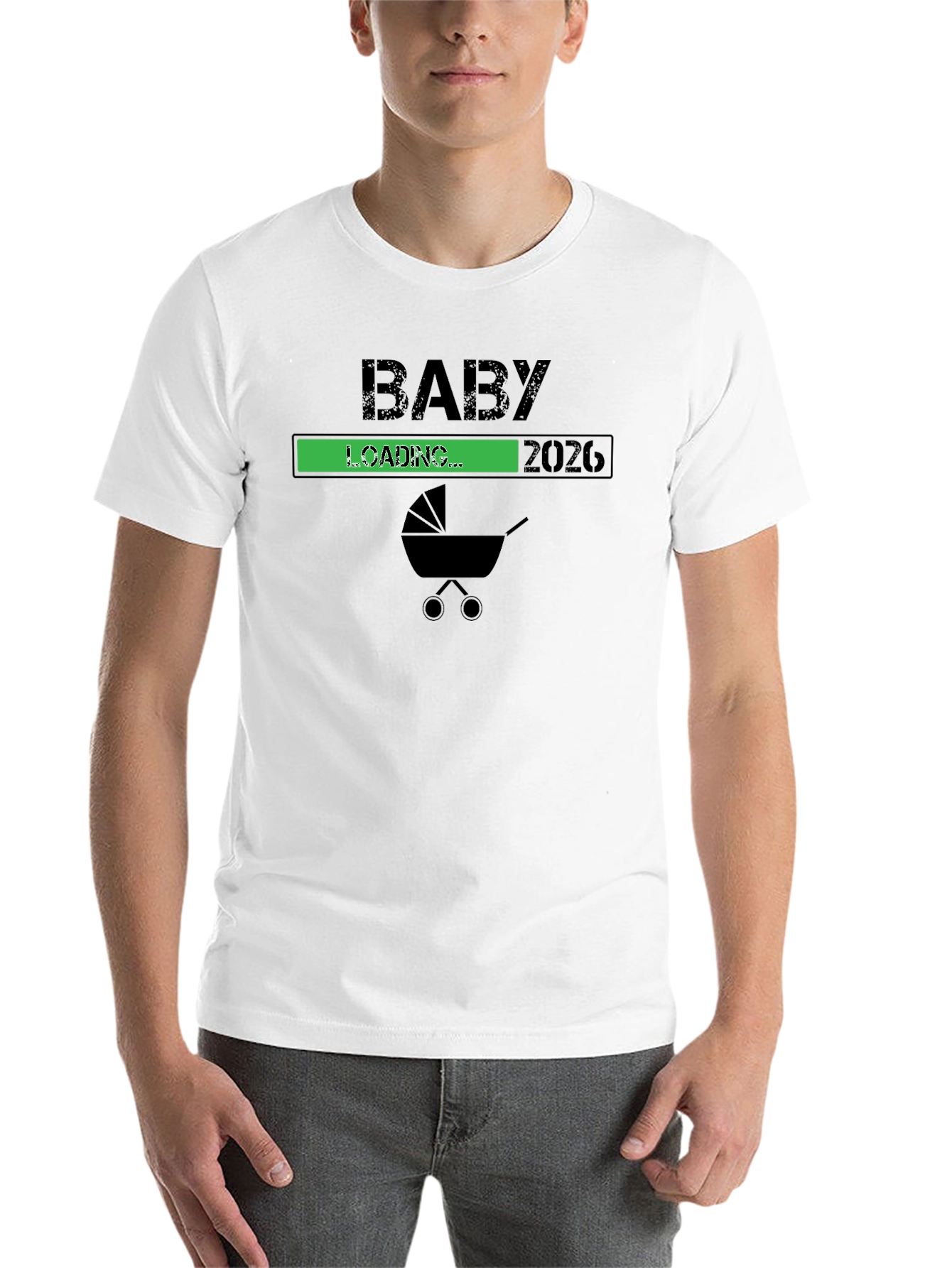 Black Baby Loading 2026 T-Shirt - Expecting Parents Gift view 14