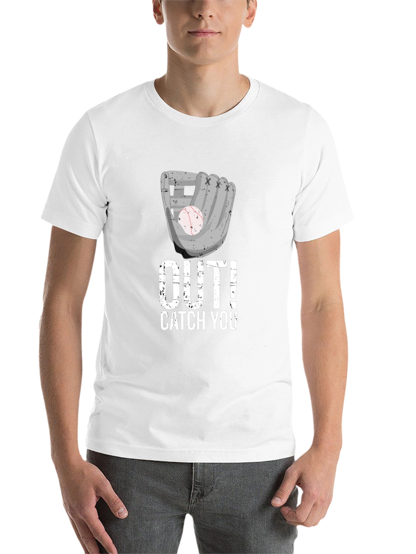Baseball Out! Catch You T-Shirt - 14