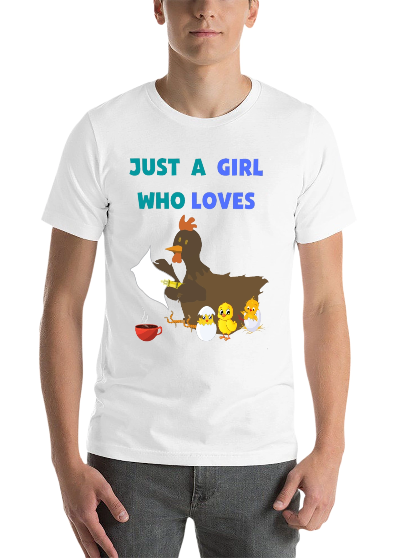 Black Girl Who Loves Chicken T-Shirt view 14