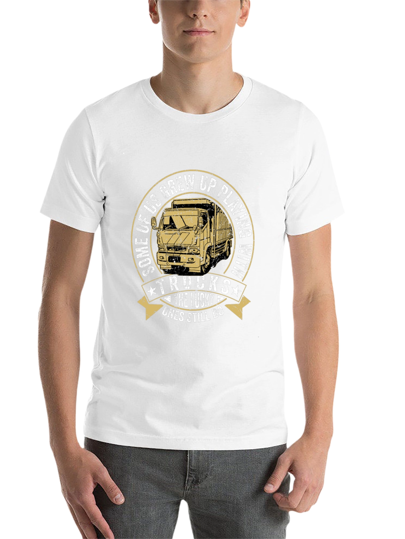 Black Trucks Graphic T-Shirt - The Lucky Ones Still Do view 14