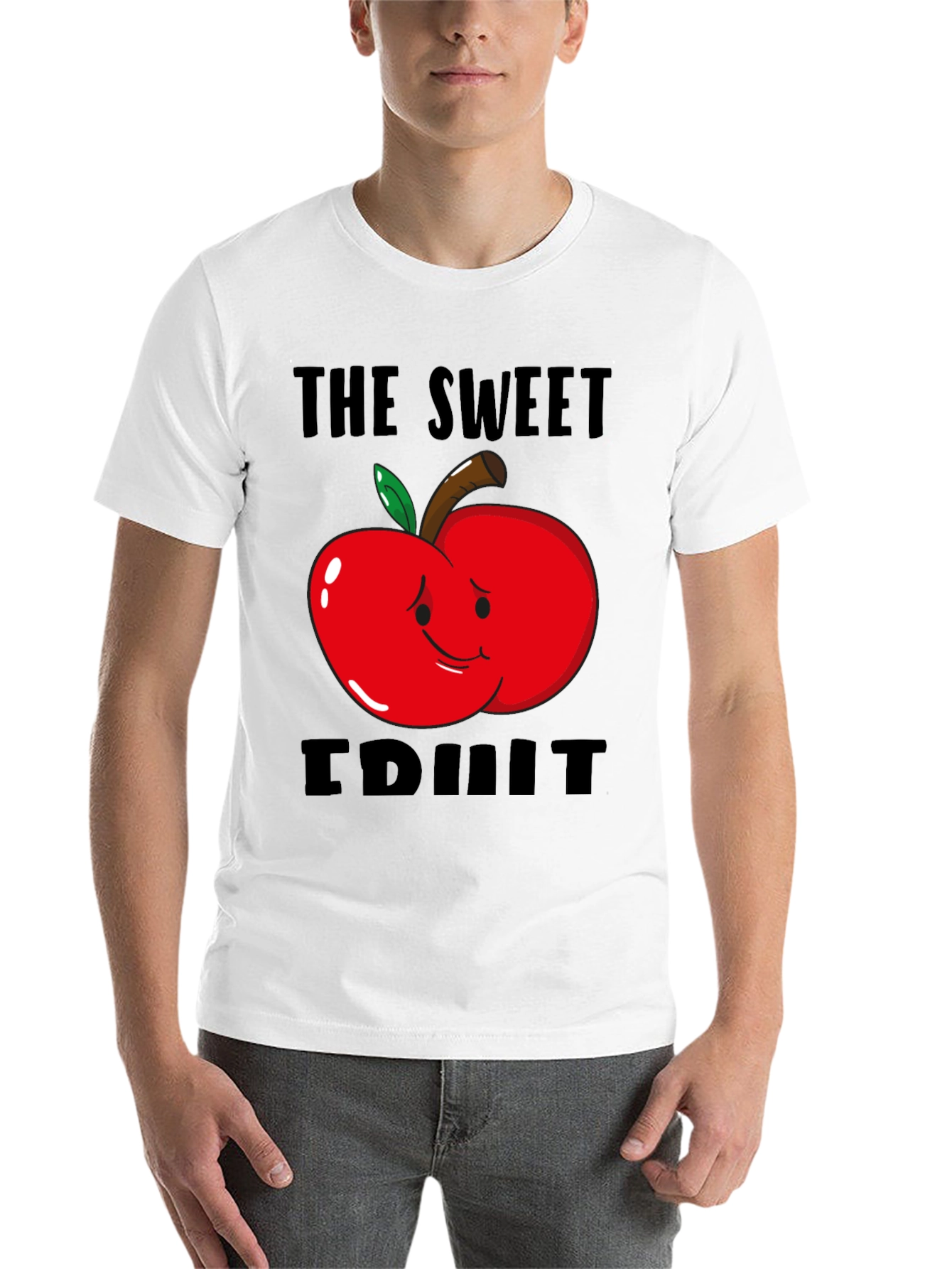 Black The Sweet Fruit Graphic T-Shirt - Black view 14