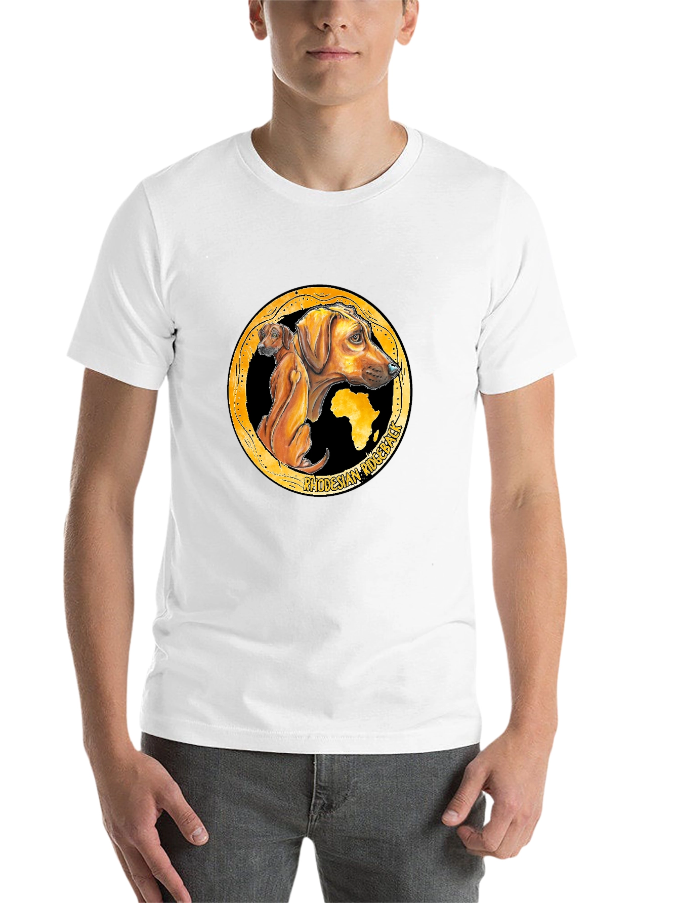Rhodesian Ridgeback T-Shirt - Africa Dog Breed Tee - 14
